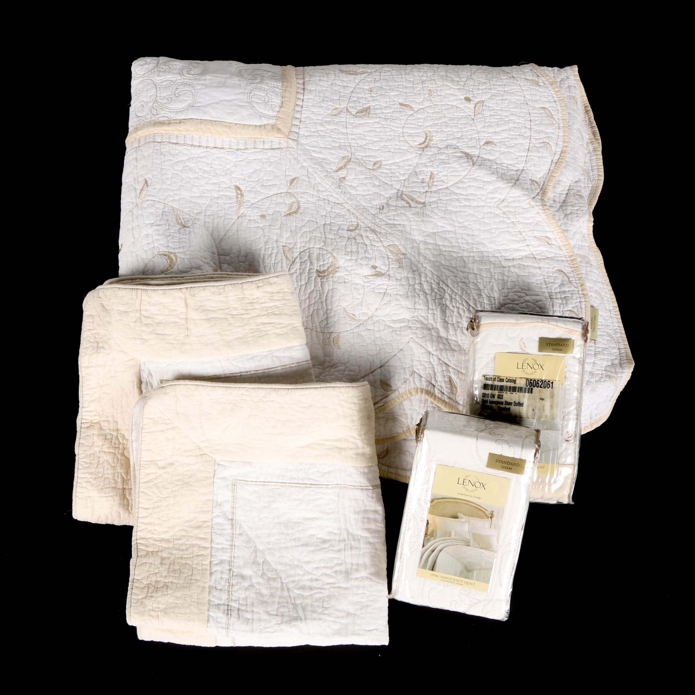 Lenox "Opal Innocence" Quilted Bed Set