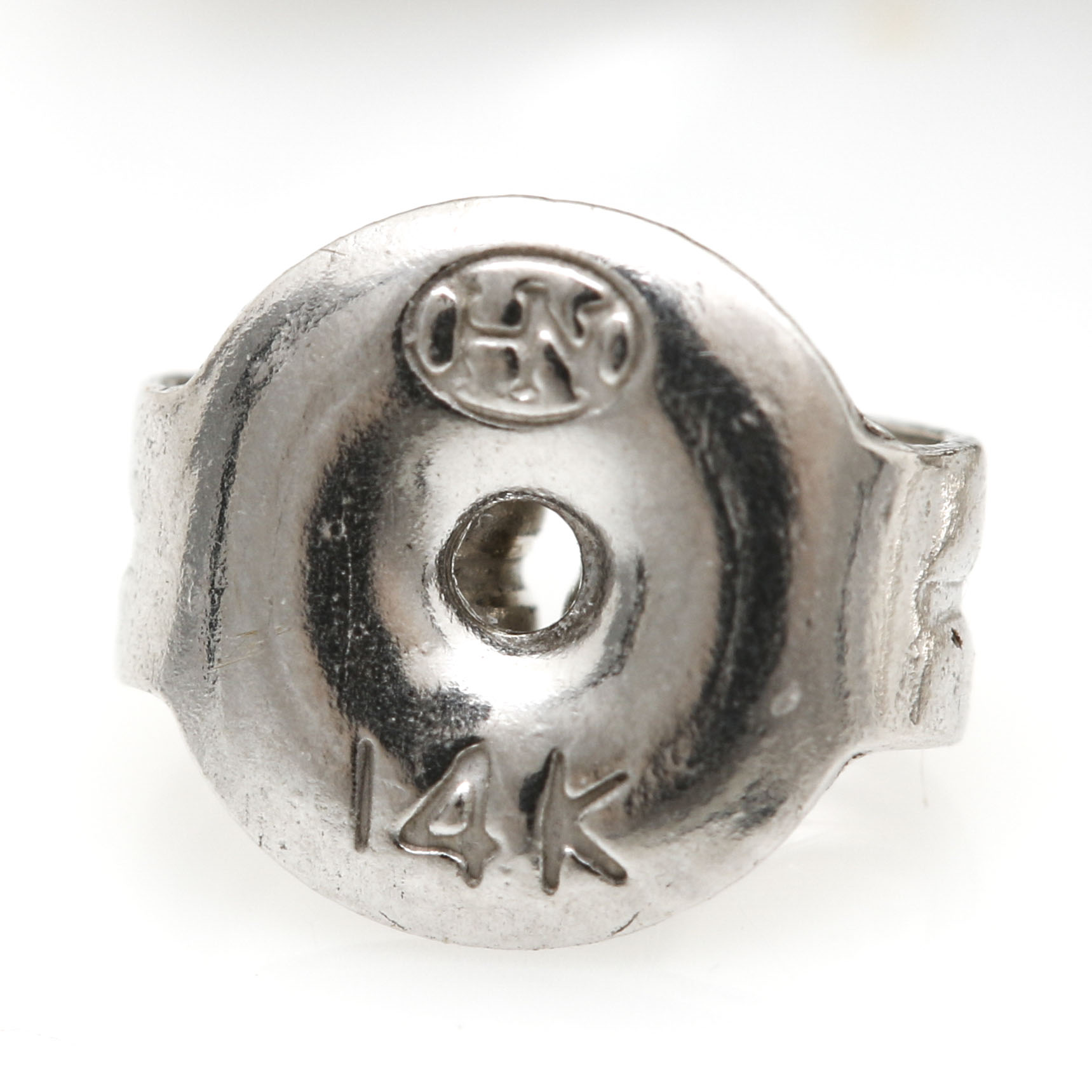 14K White Gold Sapphire and Diamond Tear Drop Earrings