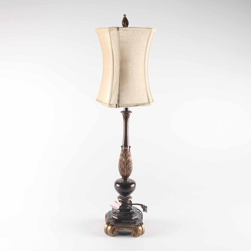 Brown Leaf Table Lamp