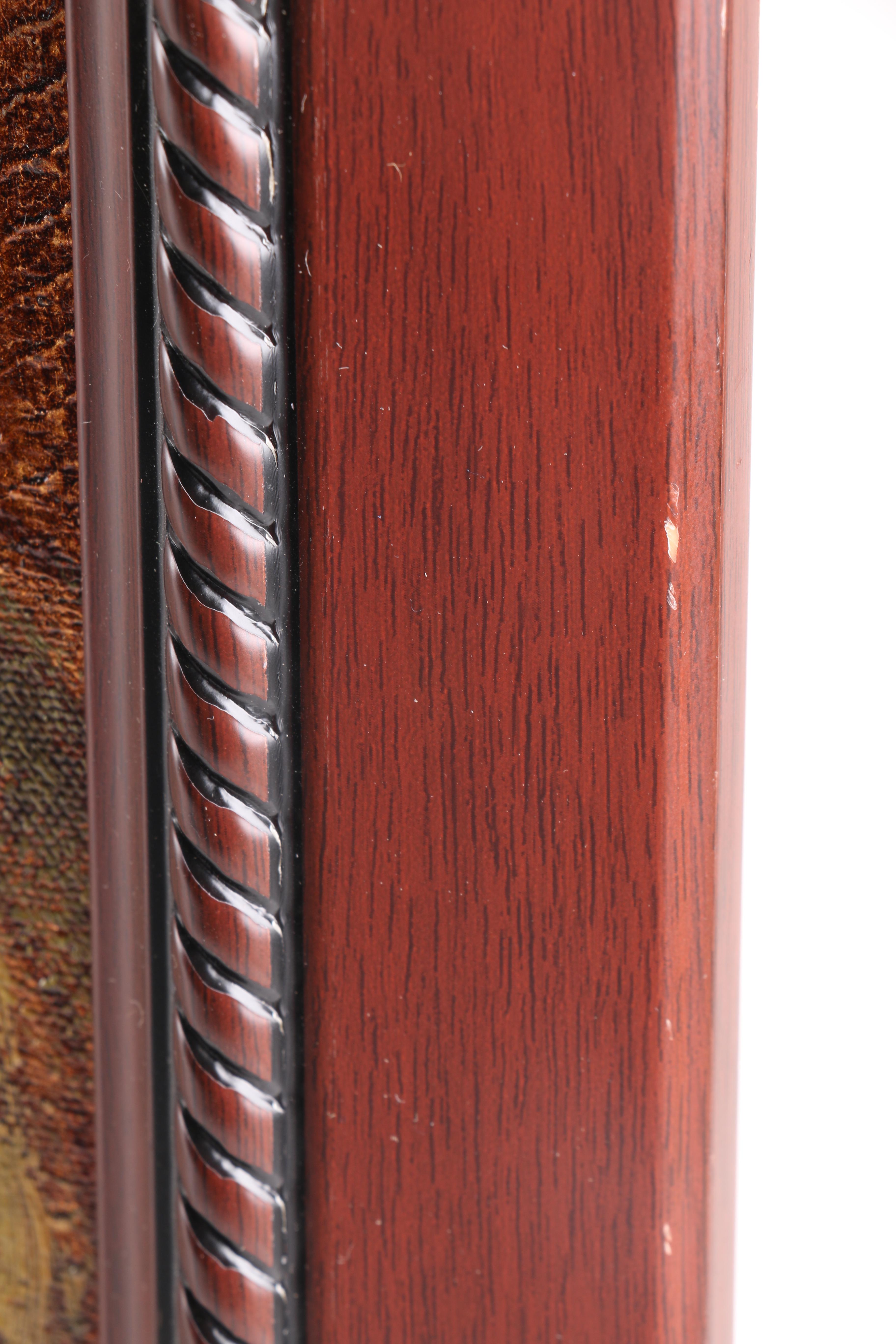 P. Matt Oil Painting on Canvas of Apples