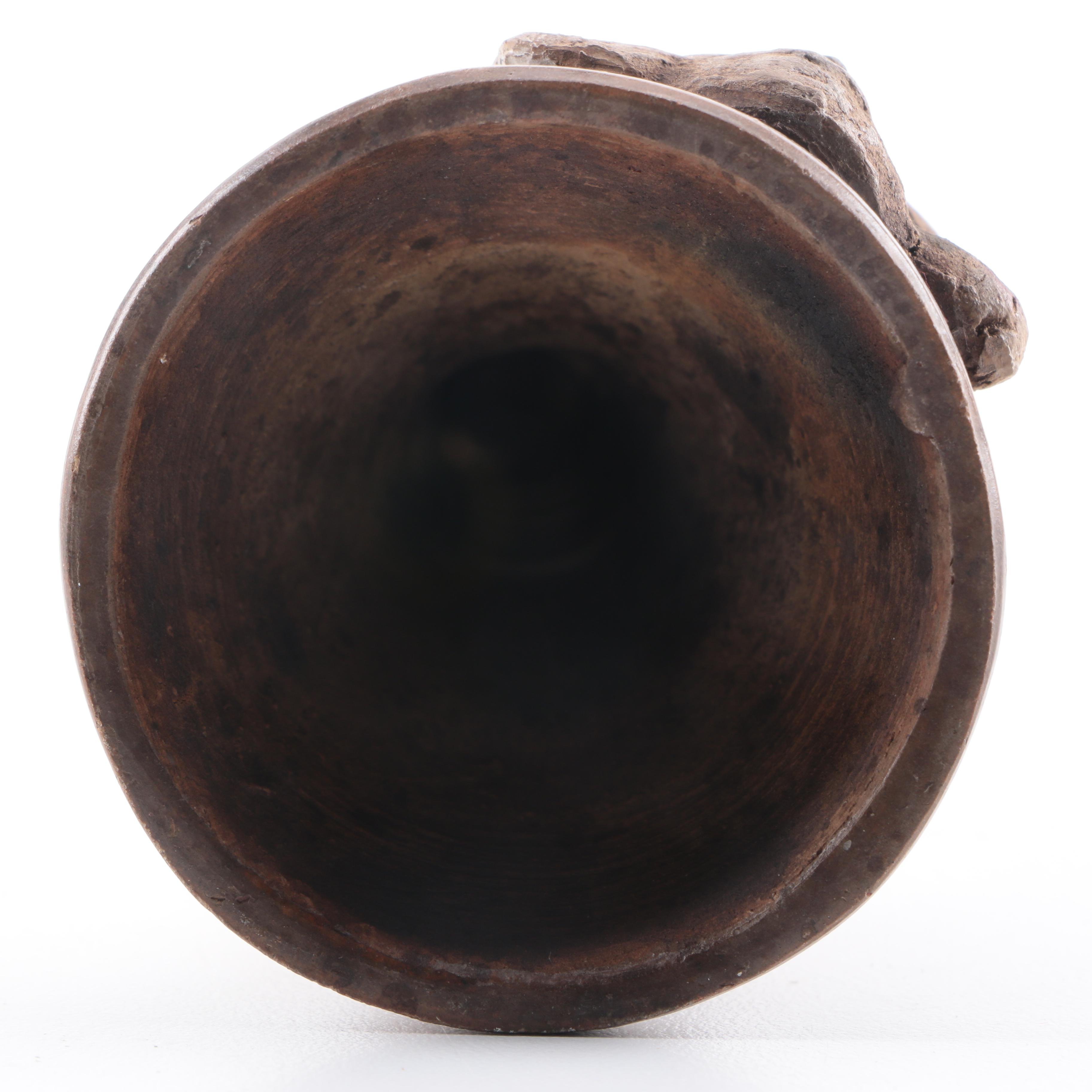 Antique Mesoamerican Anthropomorphic Clay Flute