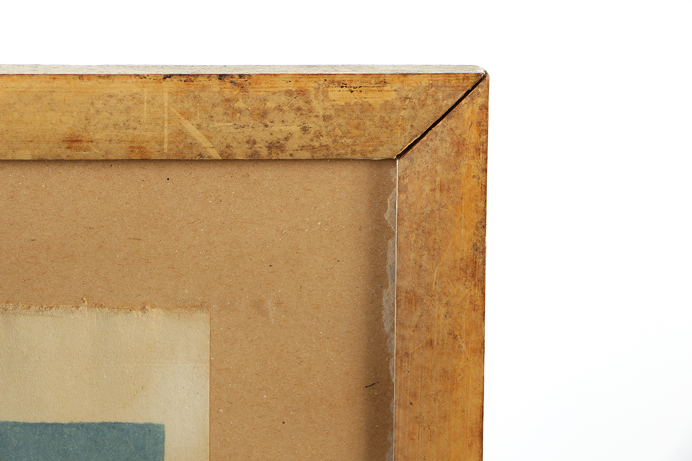 Japanese Woodblock on Paper After Asada Benji "Moon at Kiyomizu Temple"