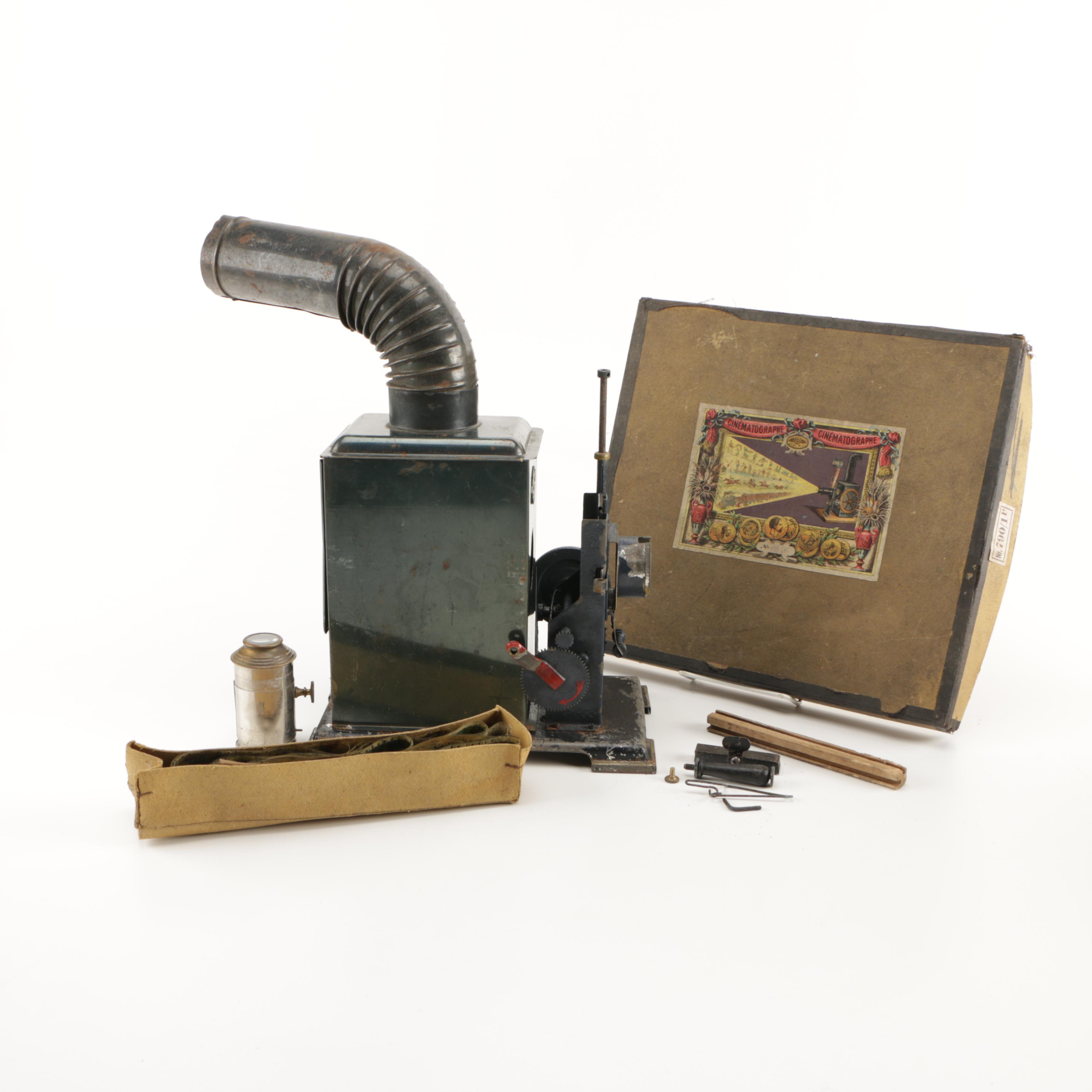 Early 20th-Century Ernst Plank Slide Projector