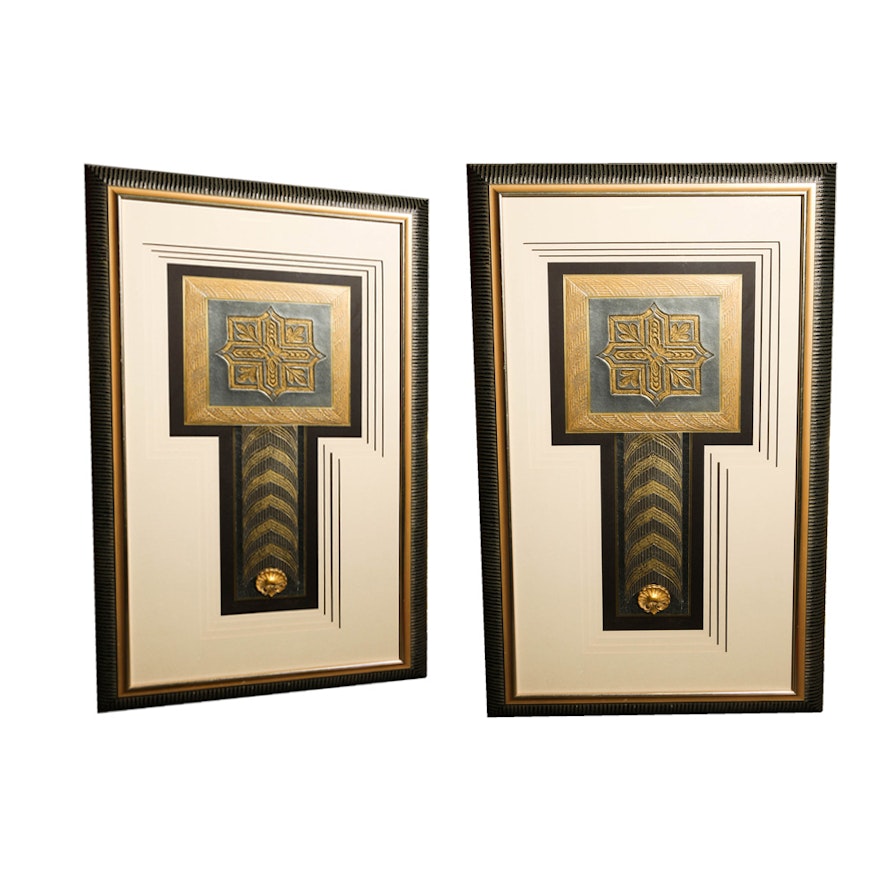 "Deco Medallion" Wall Hangings