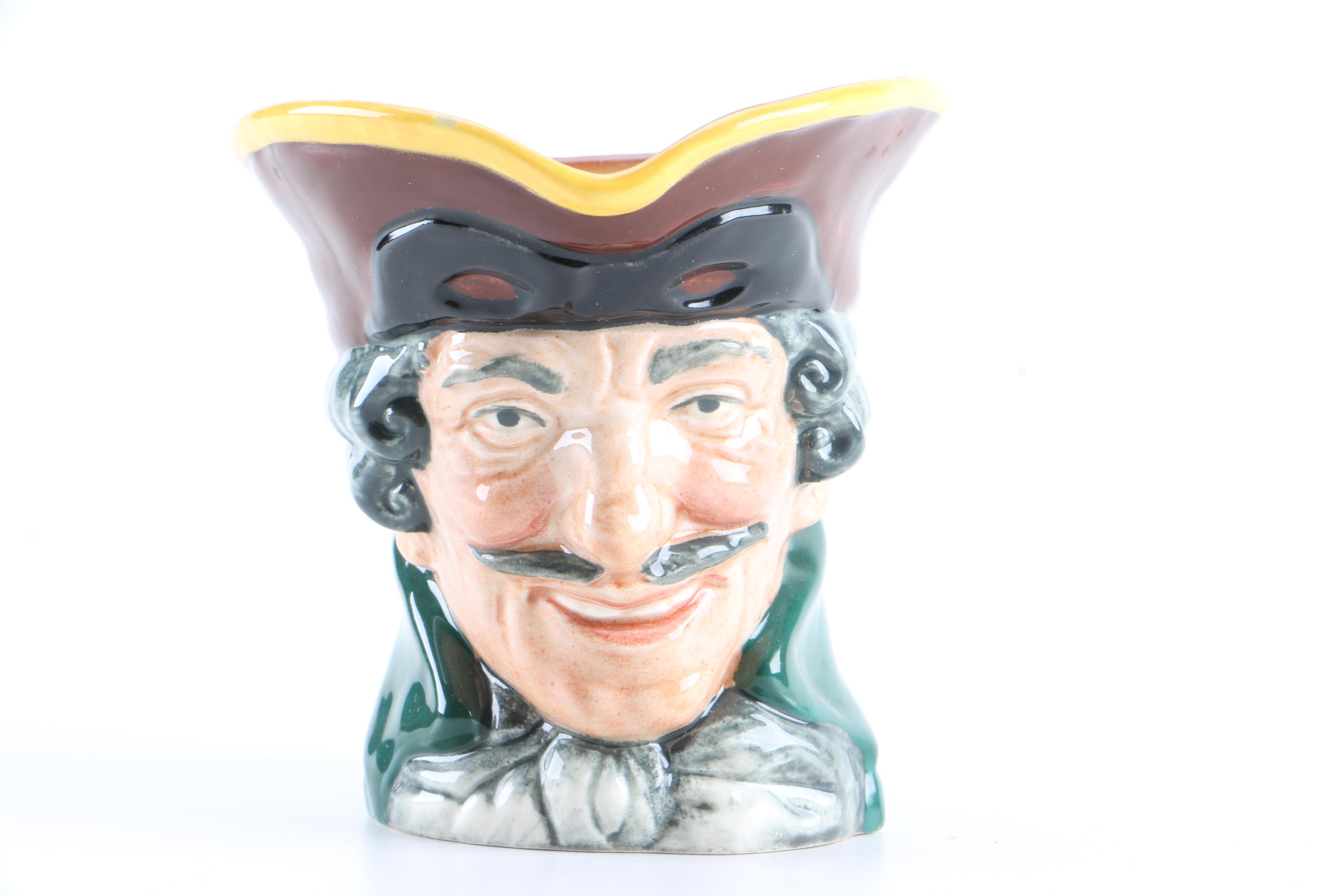 Royal Doulton and Wood Toby style Mugs and Jugs