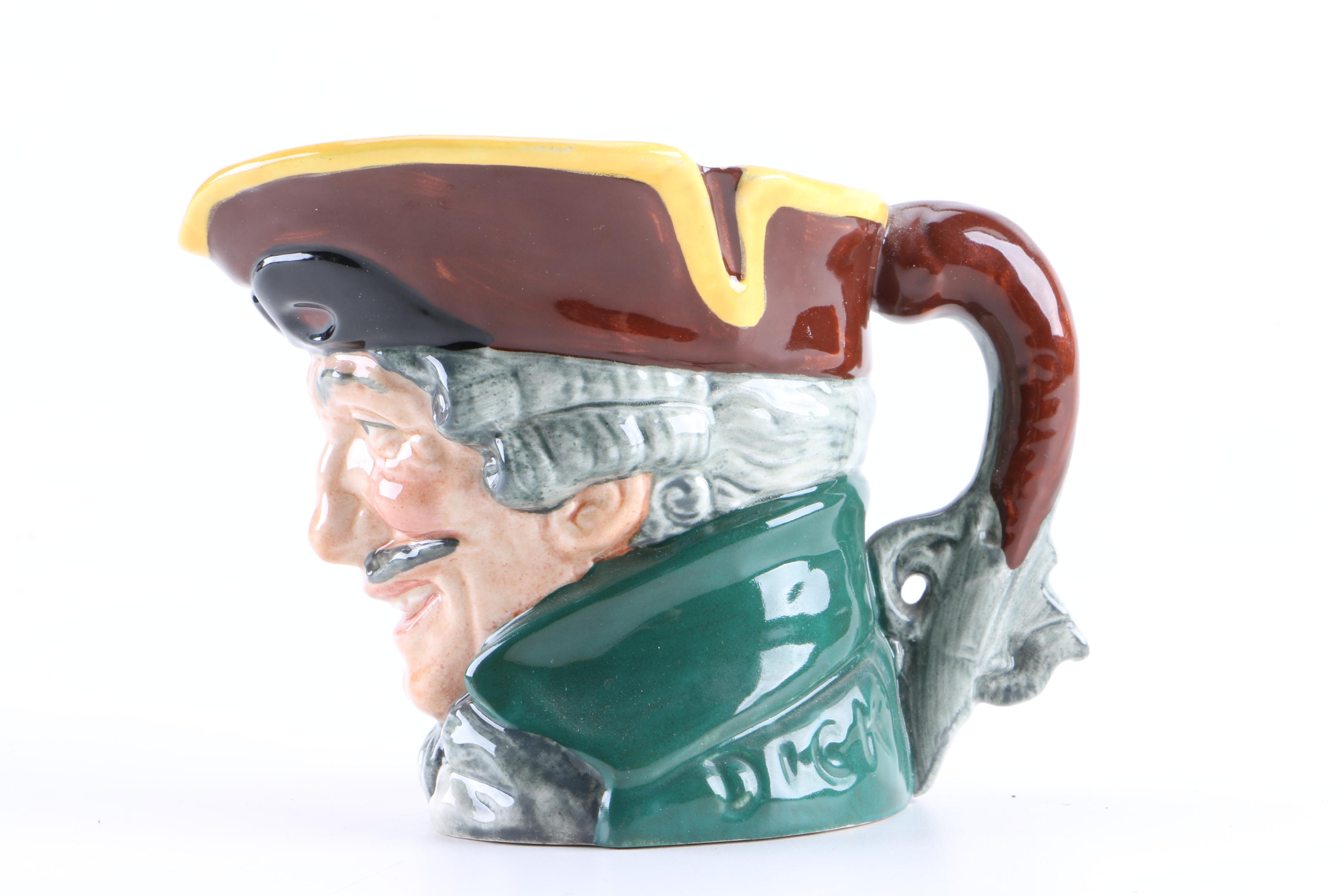 Royal Doulton and Wood Toby style Mugs and Jugs