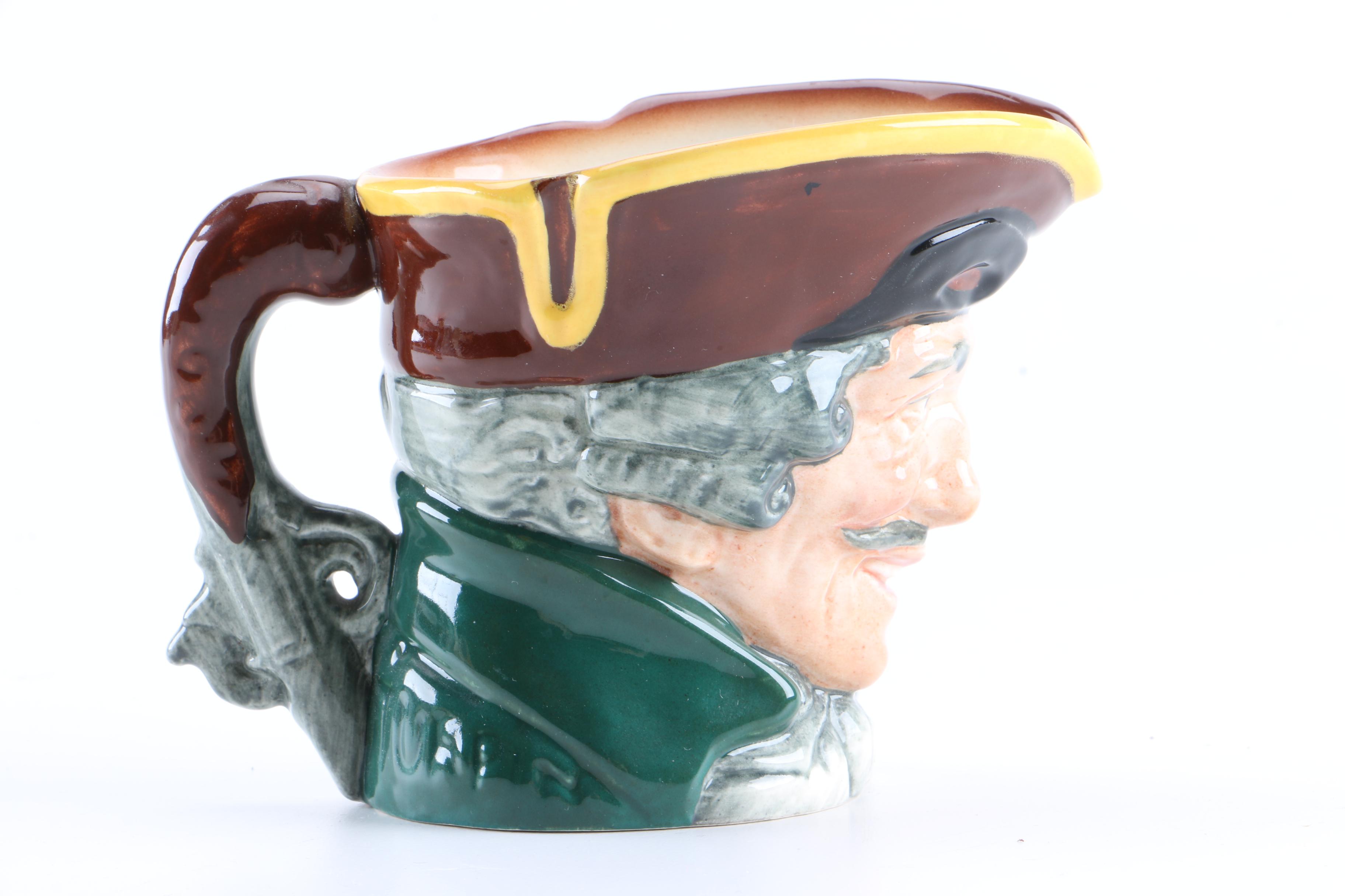 Royal Doulton and Wood Toby style Mugs and Jugs