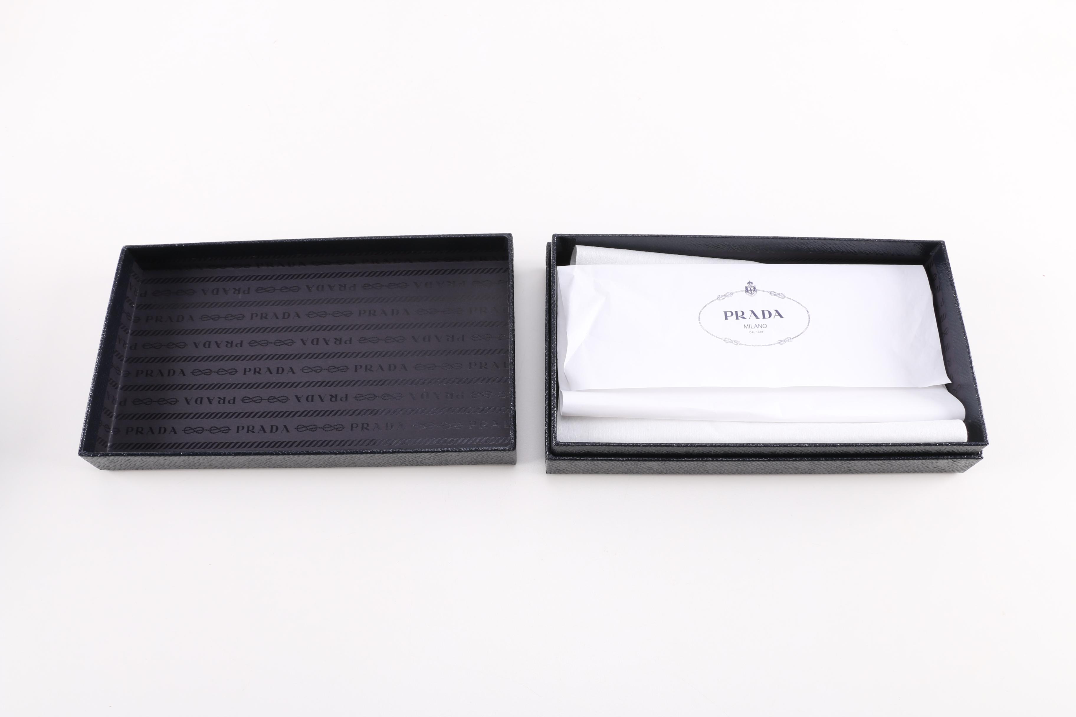 Collection of Black Prada Boxes