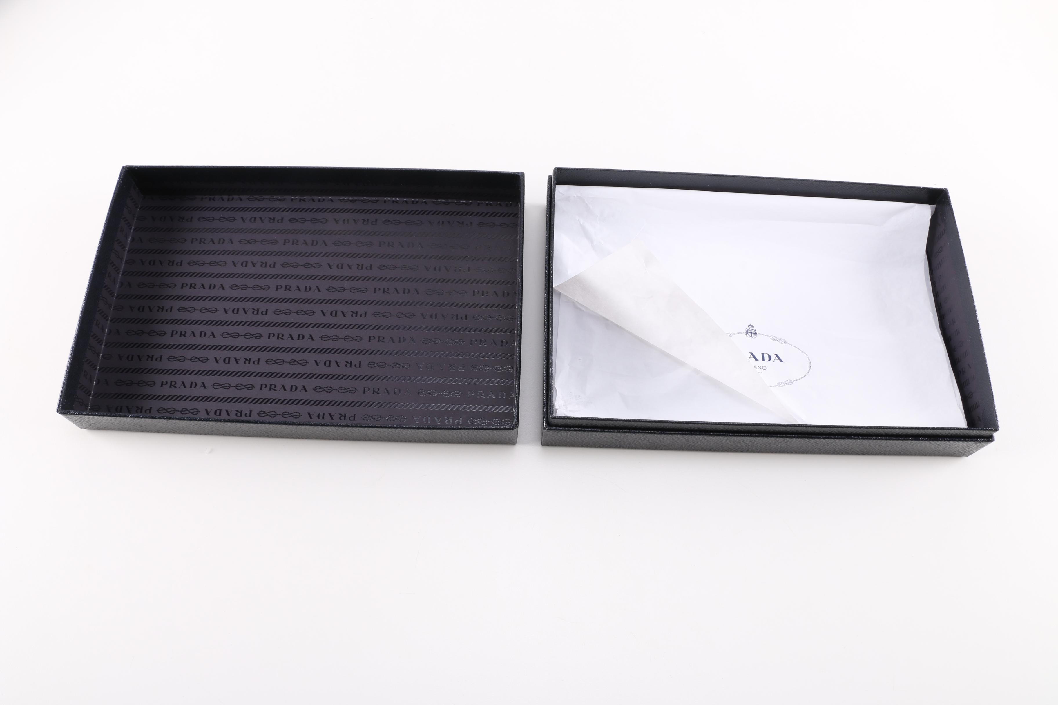 Collection of Black Prada Boxes