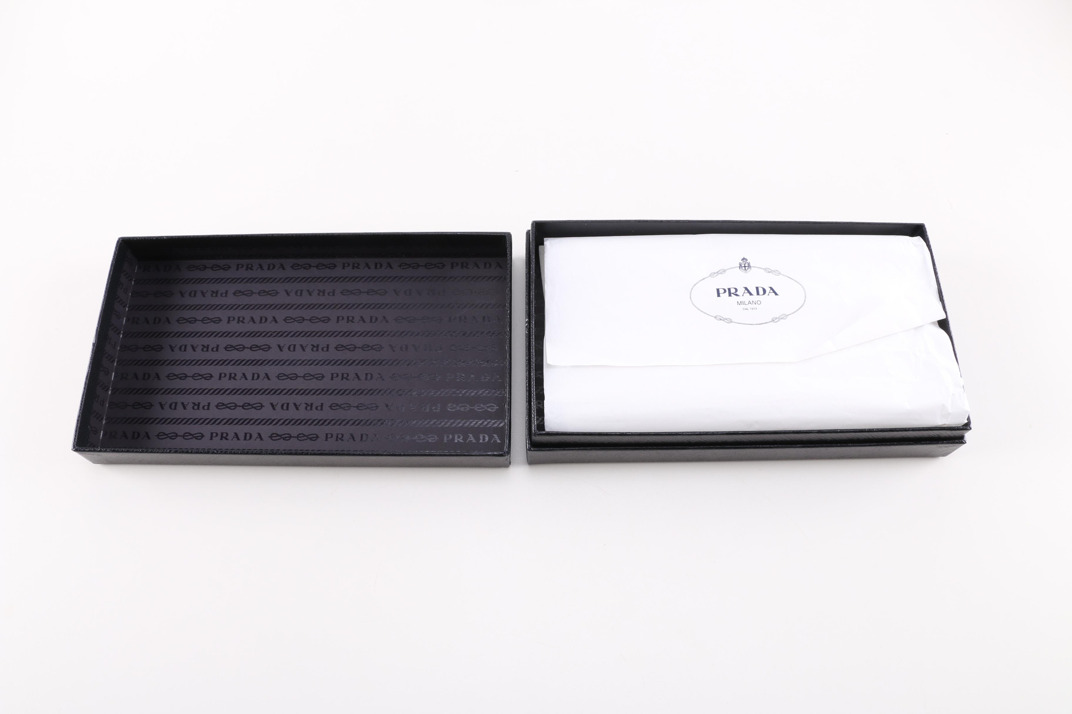 Collection of Black Prada Boxes