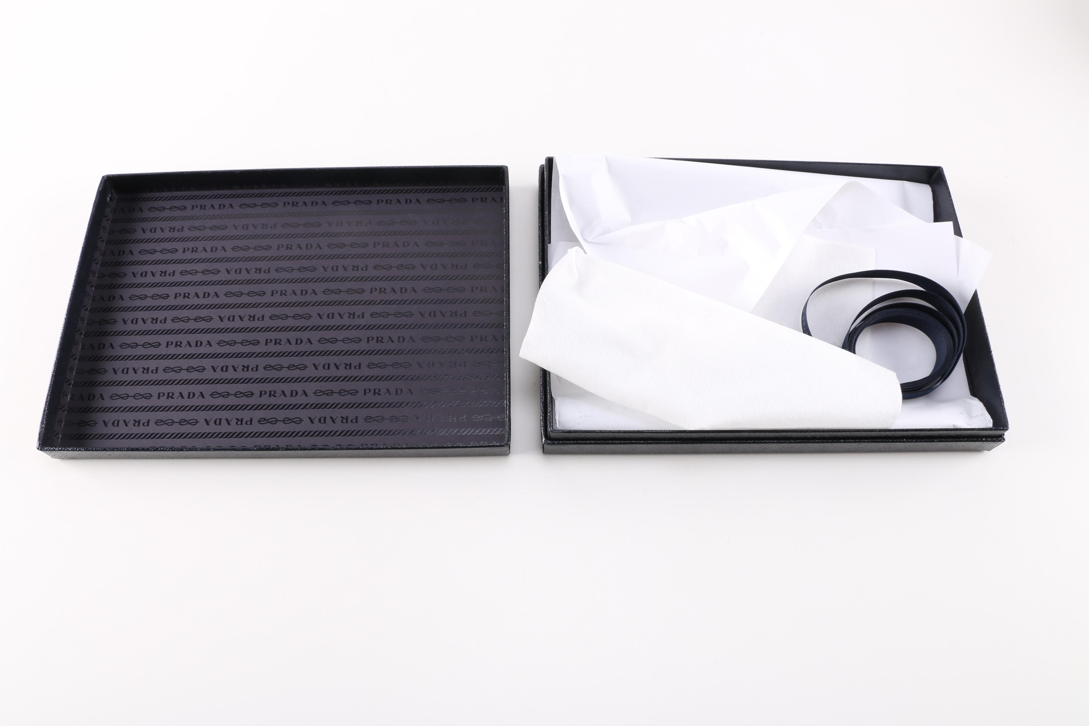 Collection of Black Prada Boxes