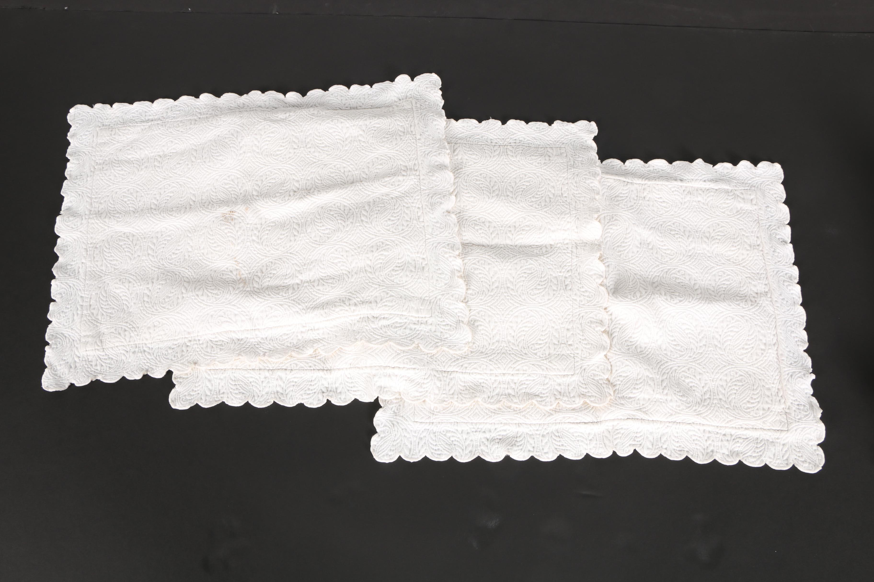 Peacock Alley Cotton Coverlet and Shams