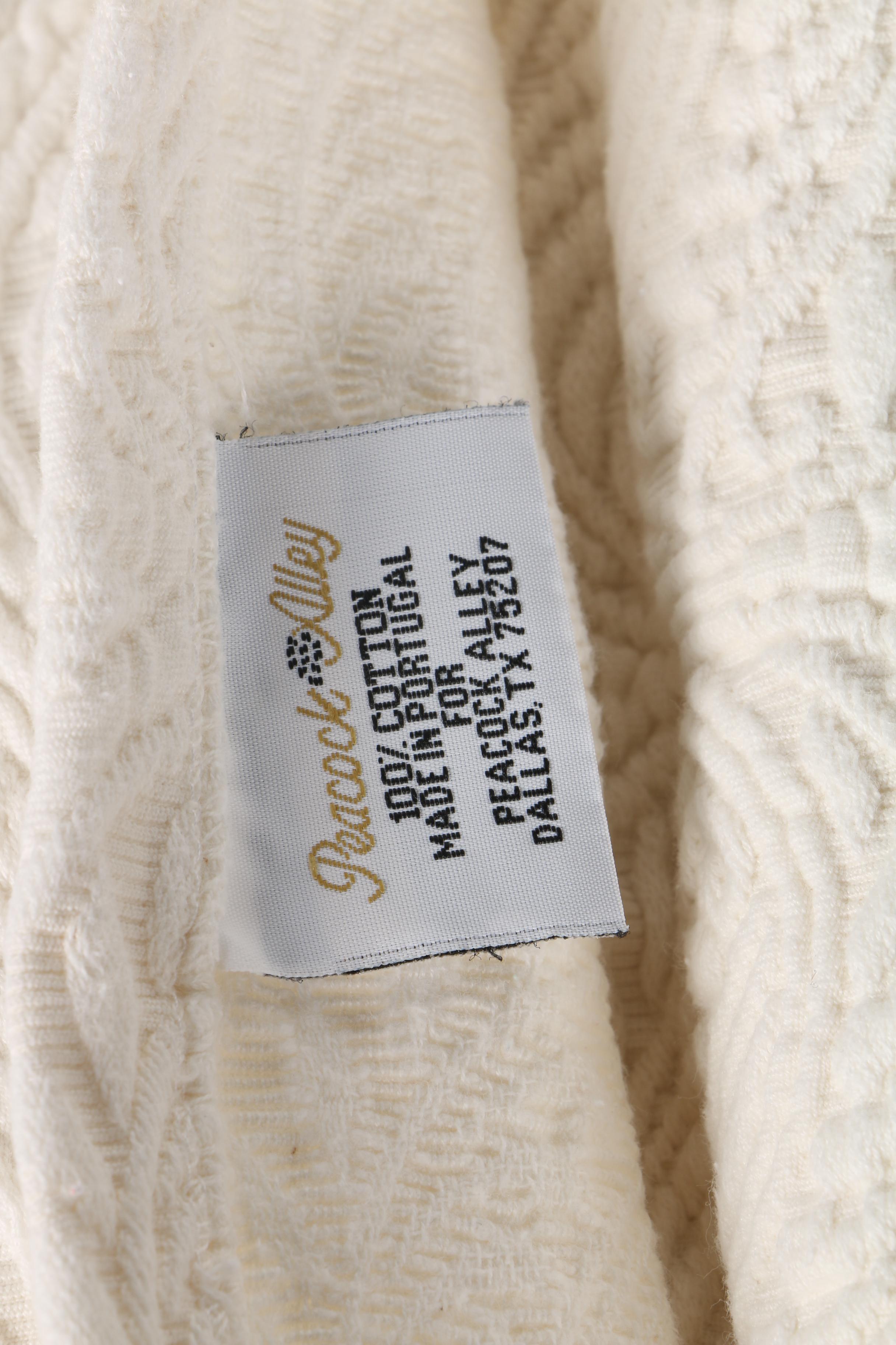 Peacock Alley Cotton Coverlet and Shams