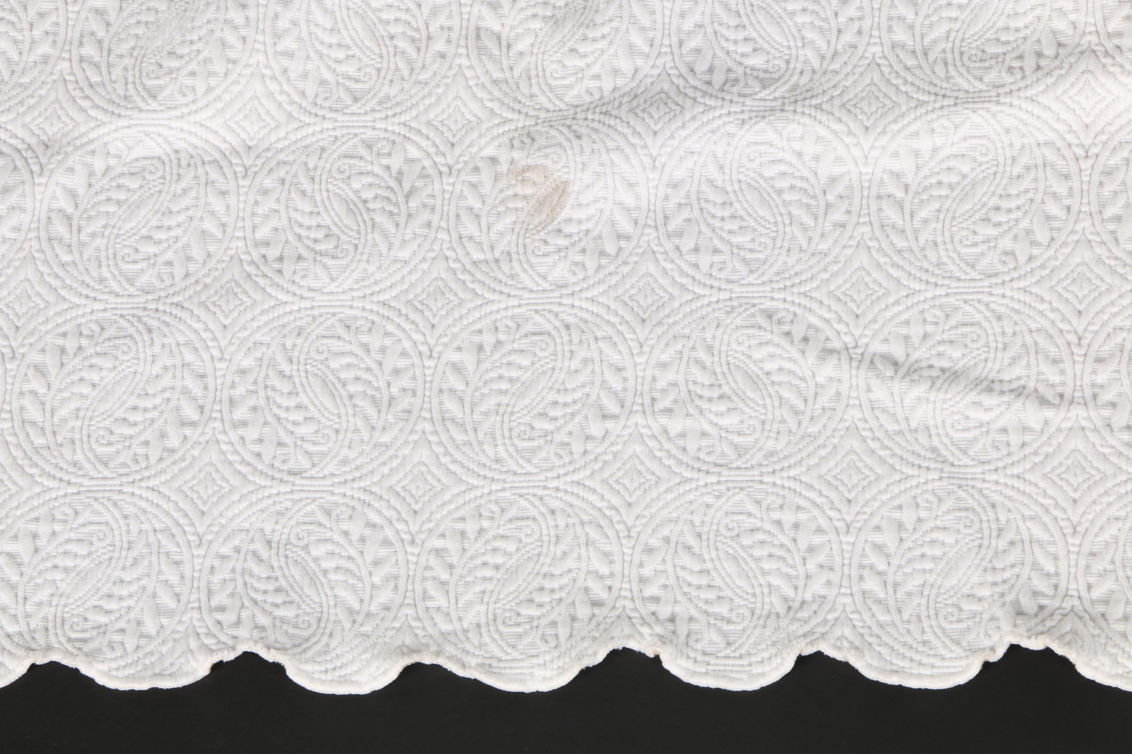 Peacock Alley Cotton Coverlet and Shams