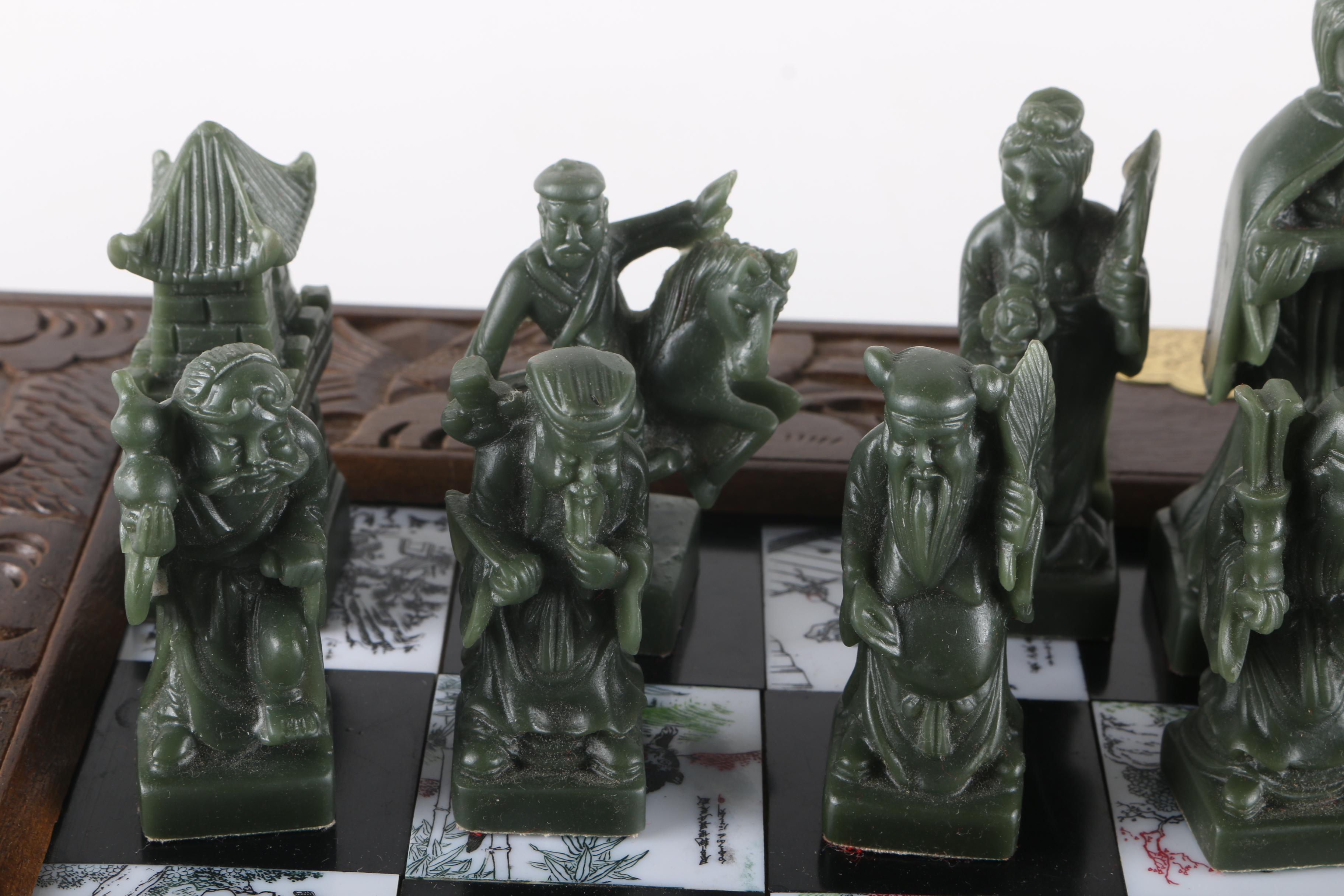 Vintage Chinese Chess Set