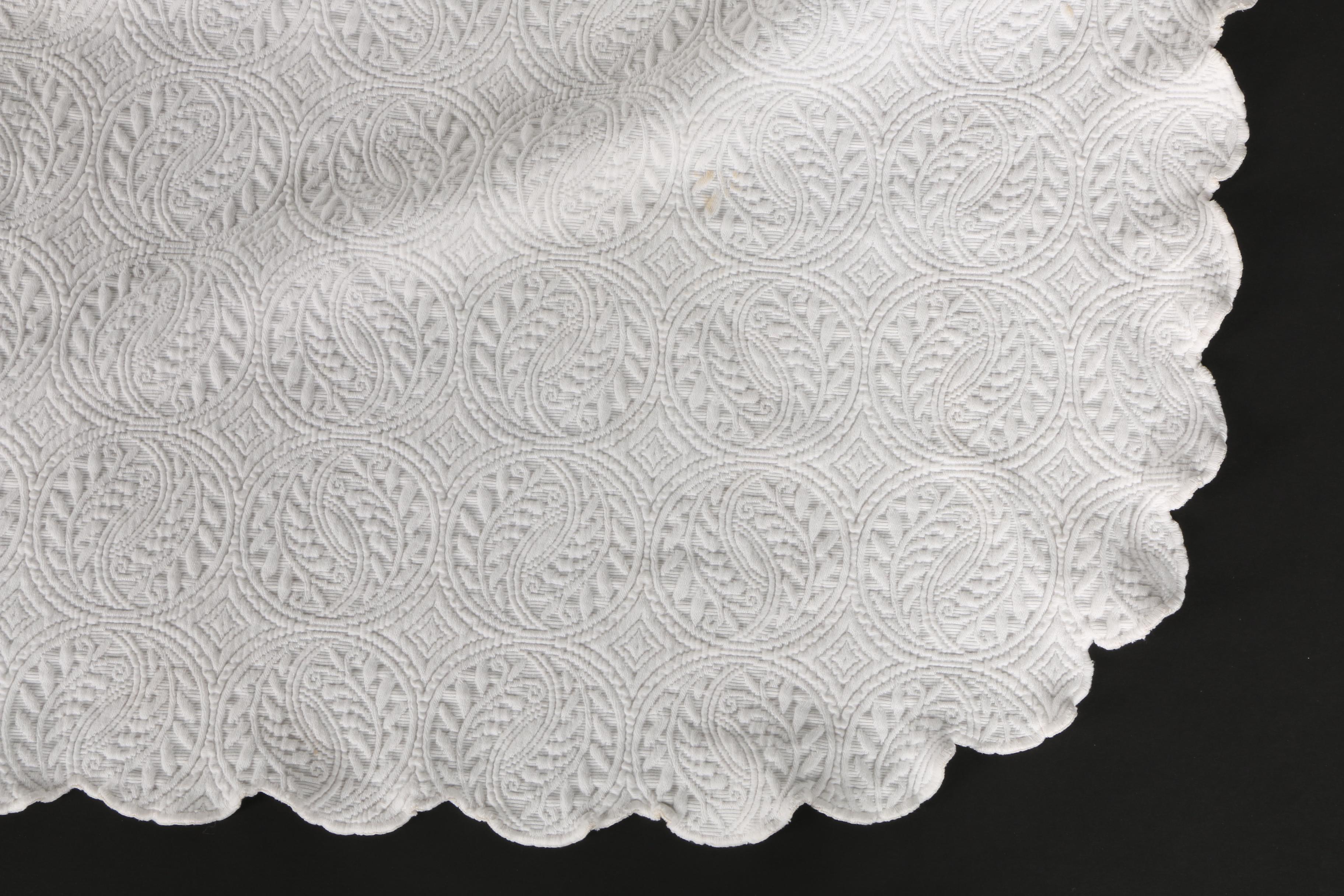 Peacock Alley Cotton Coverlet and Shams