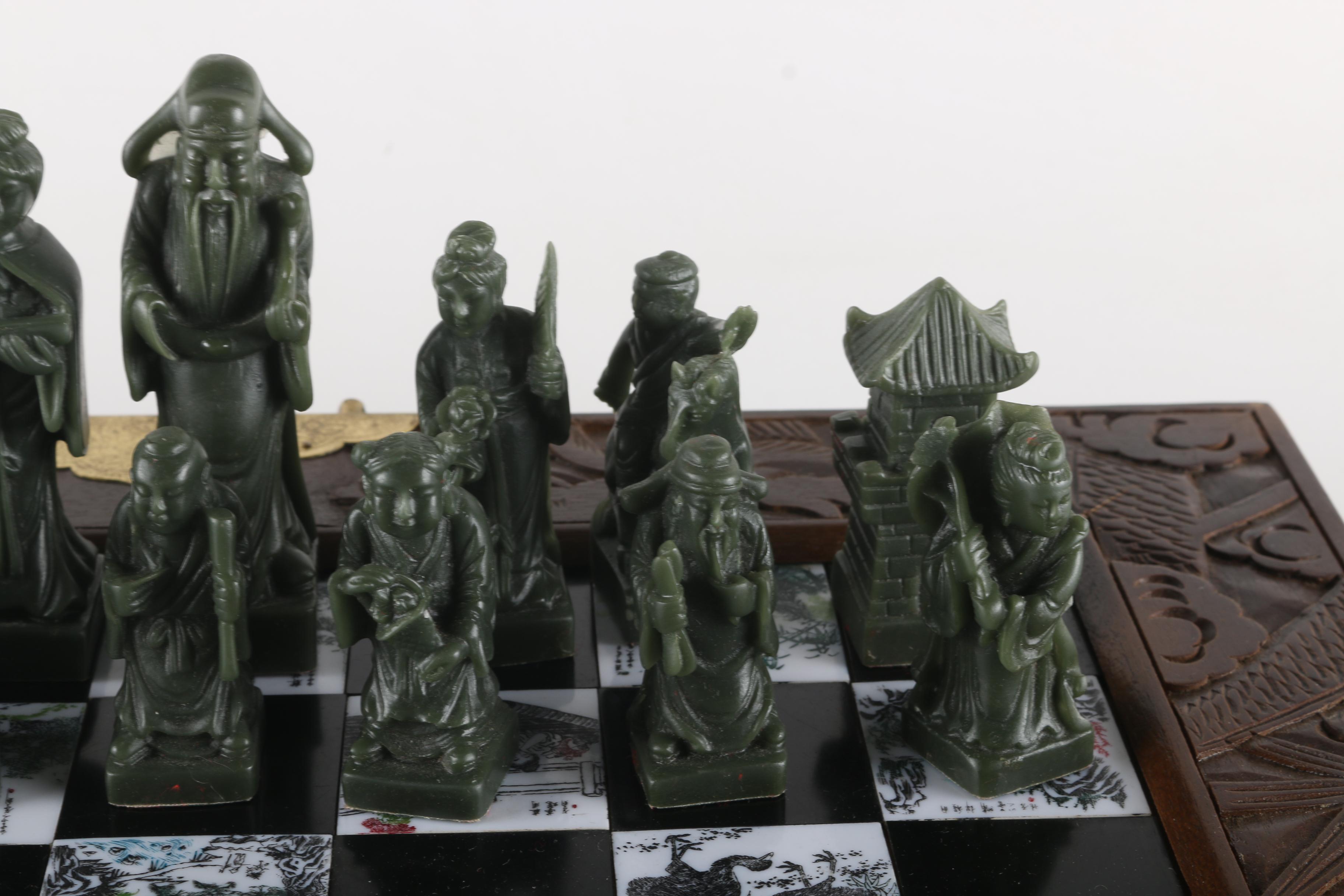Vintage Chinese Chess Set