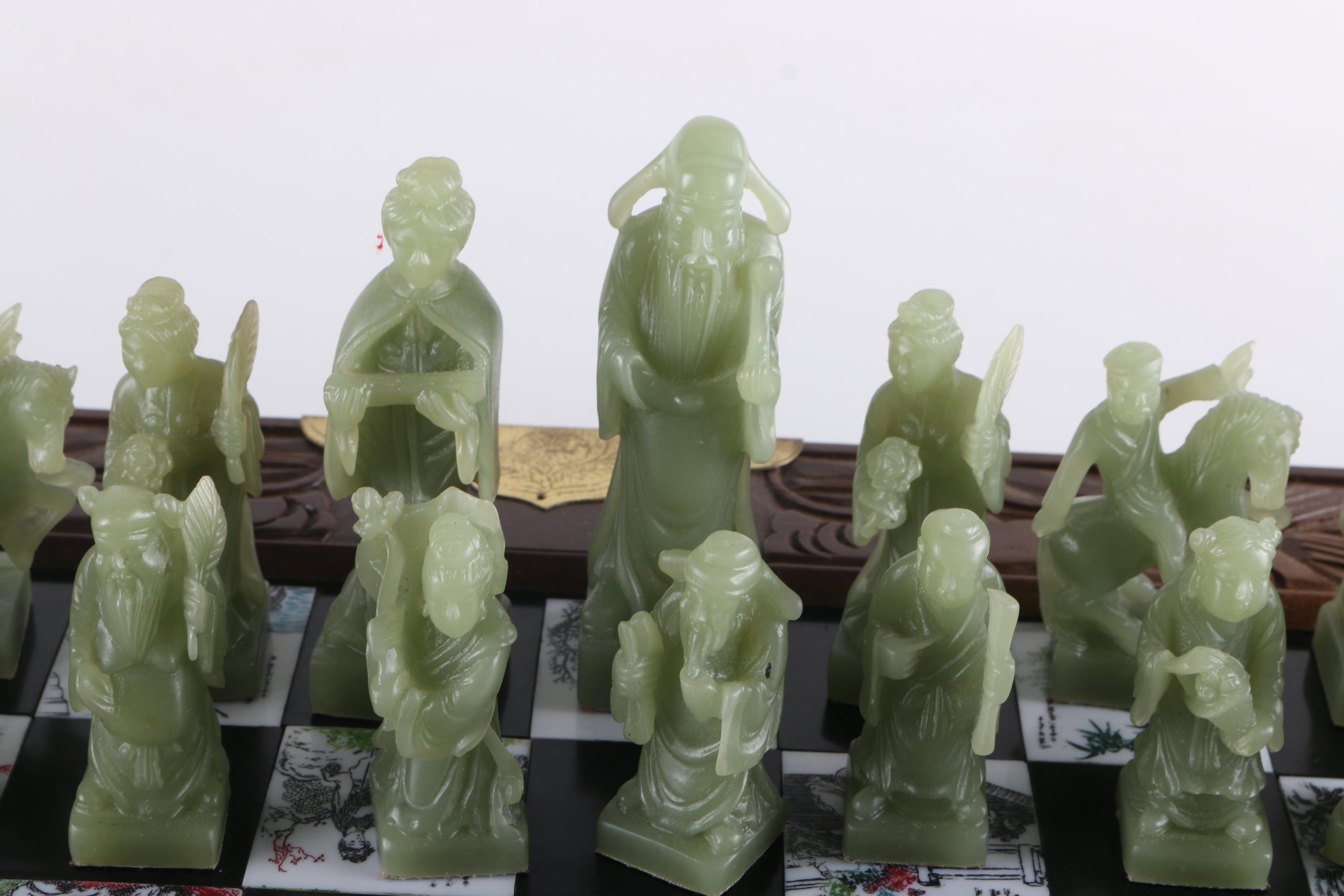 Vintage Chinese Chess Set