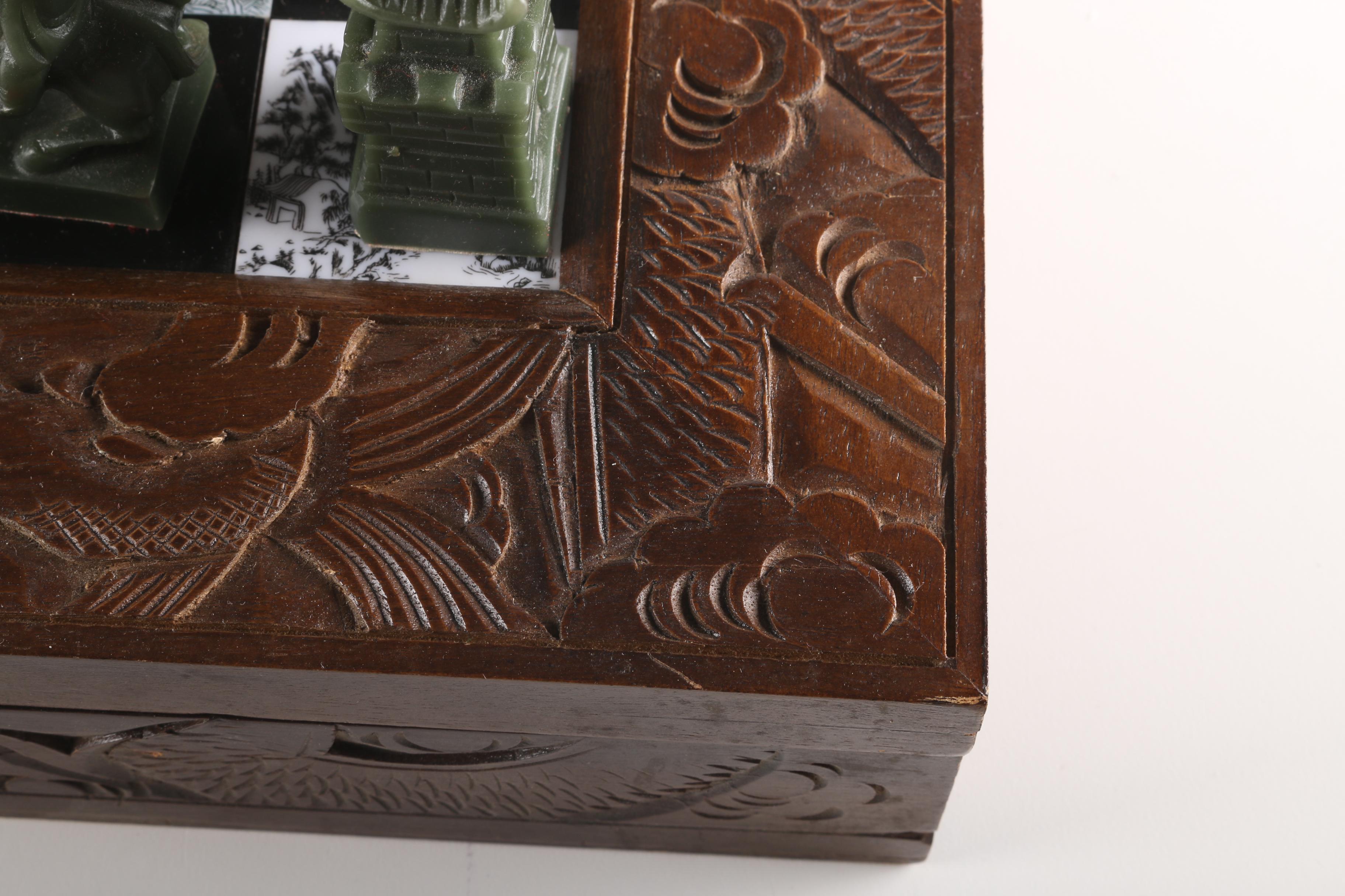 Vintage Chinese Chess Set