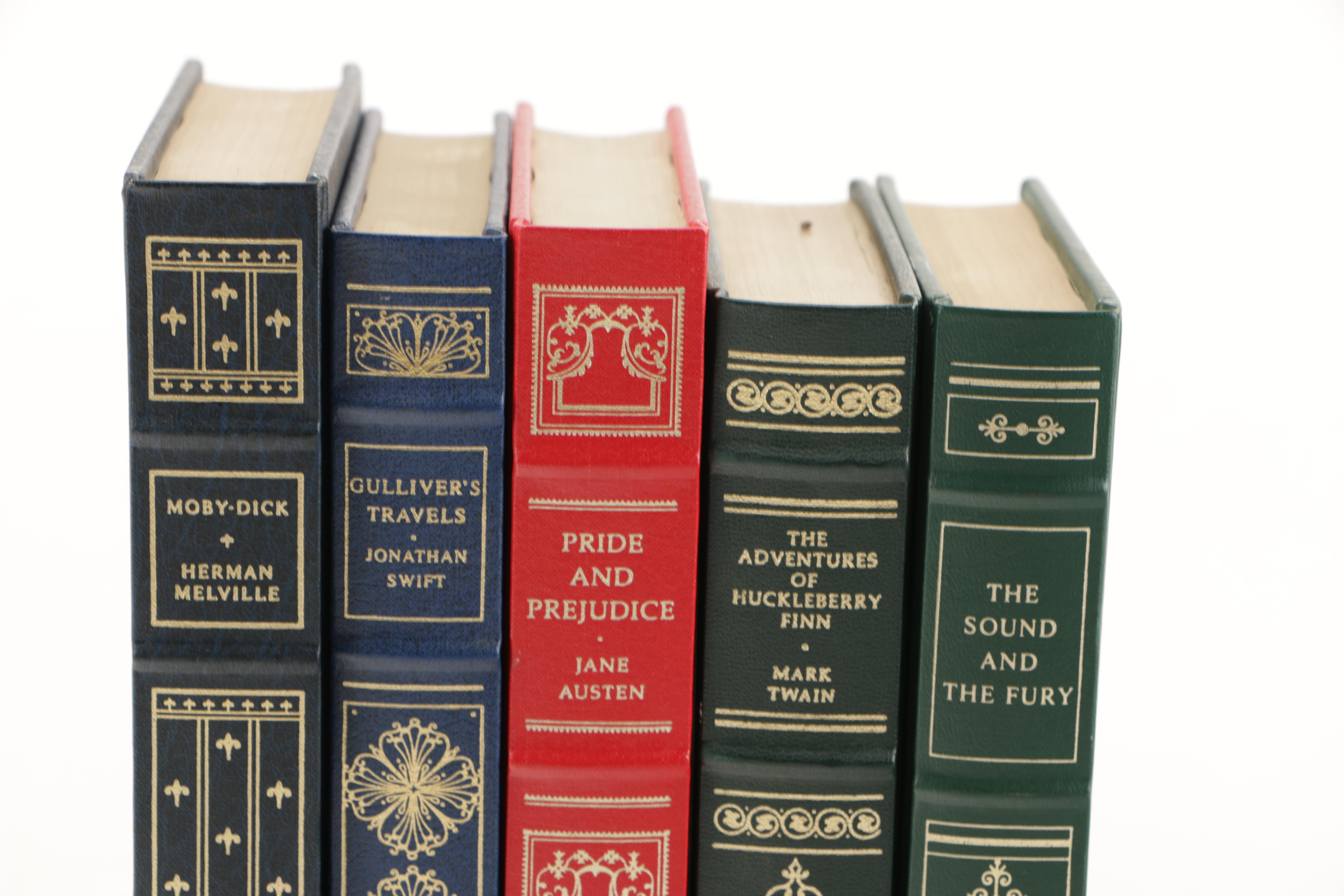 Franklin Library Leather Bound Books Featuring "Moby Dick"