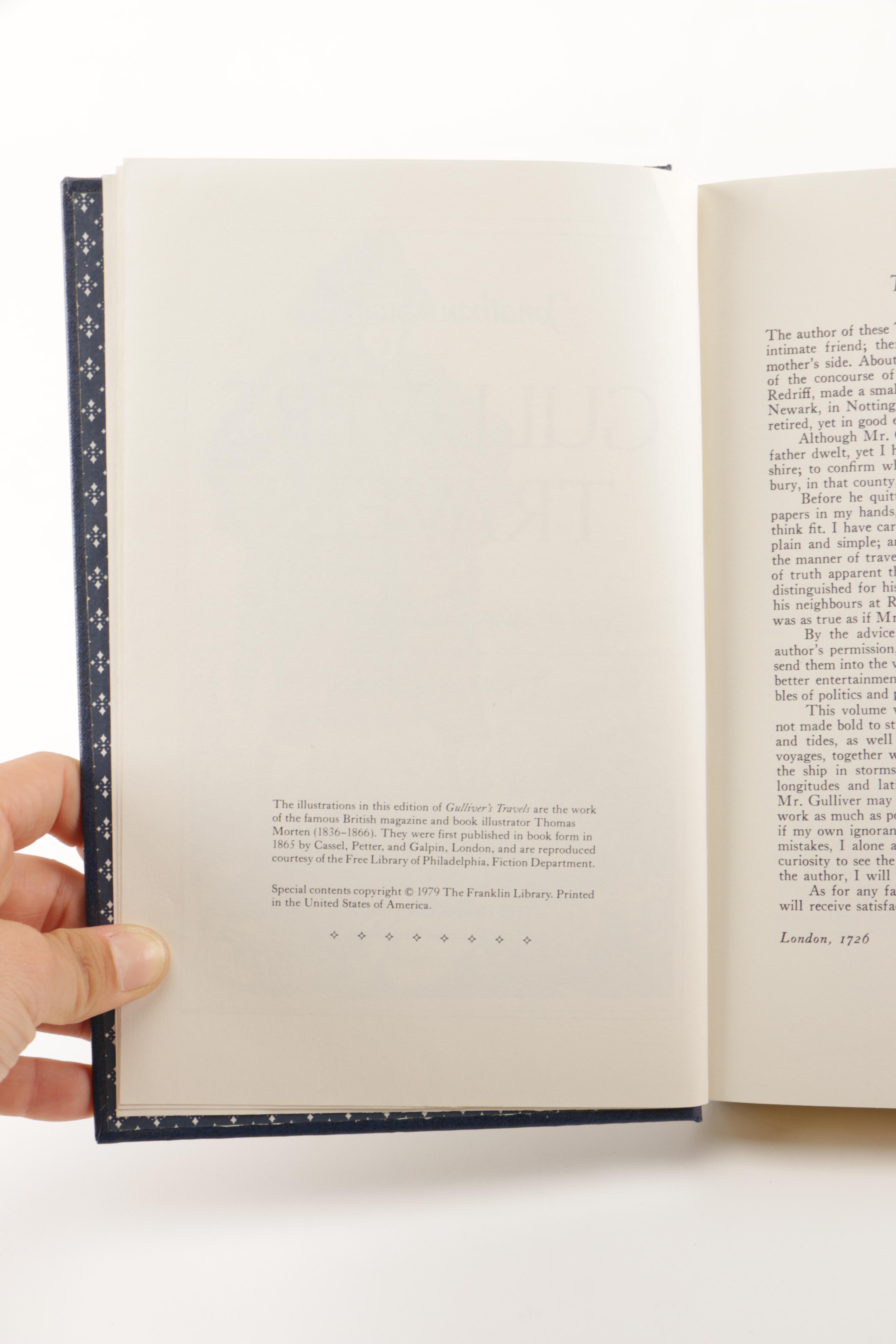 Franklin Library Leather Bound Books Featuring "Moby Dick"