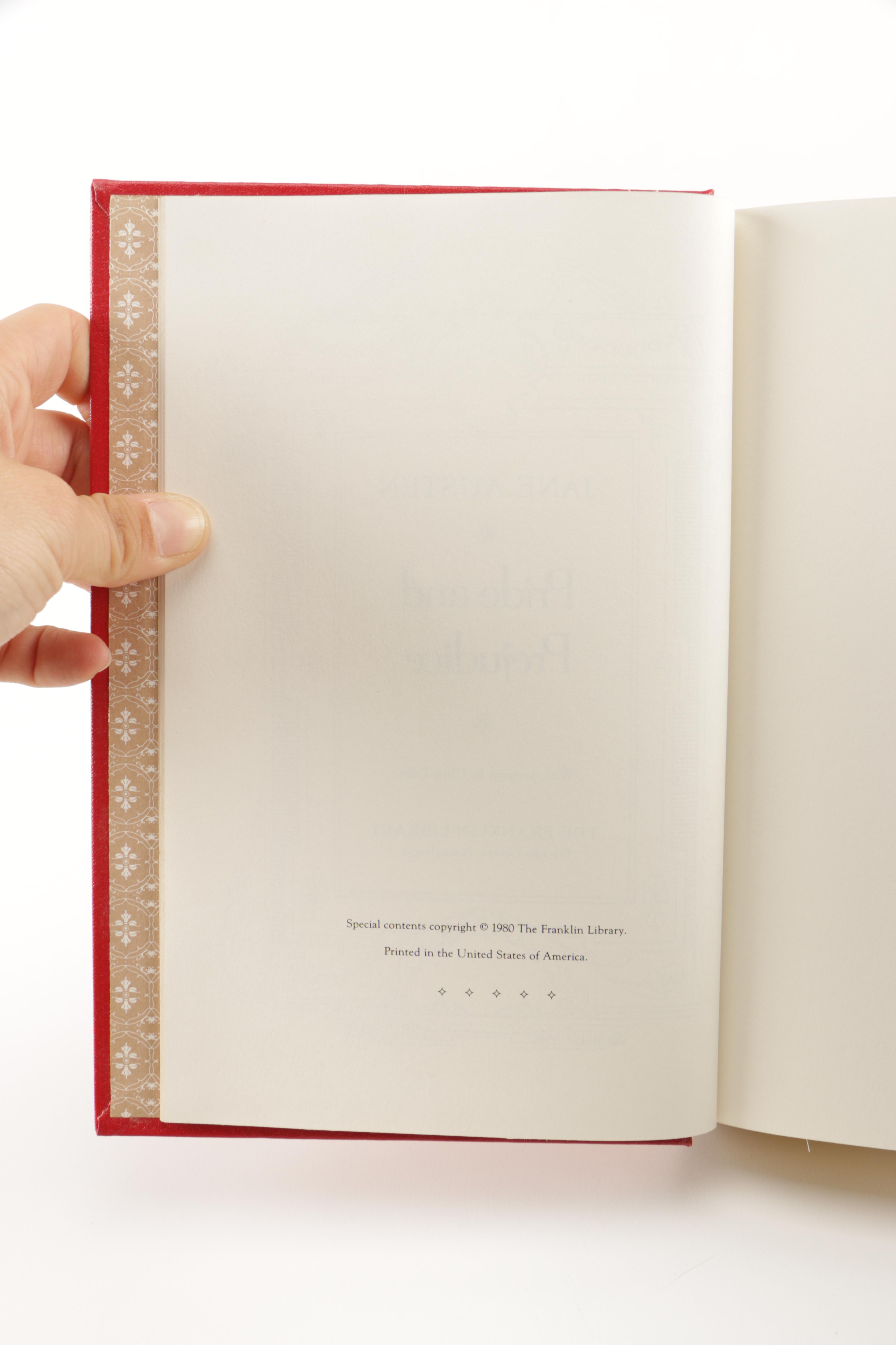 Franklin Library Leather Bound Books Featuring "Moby Dick"