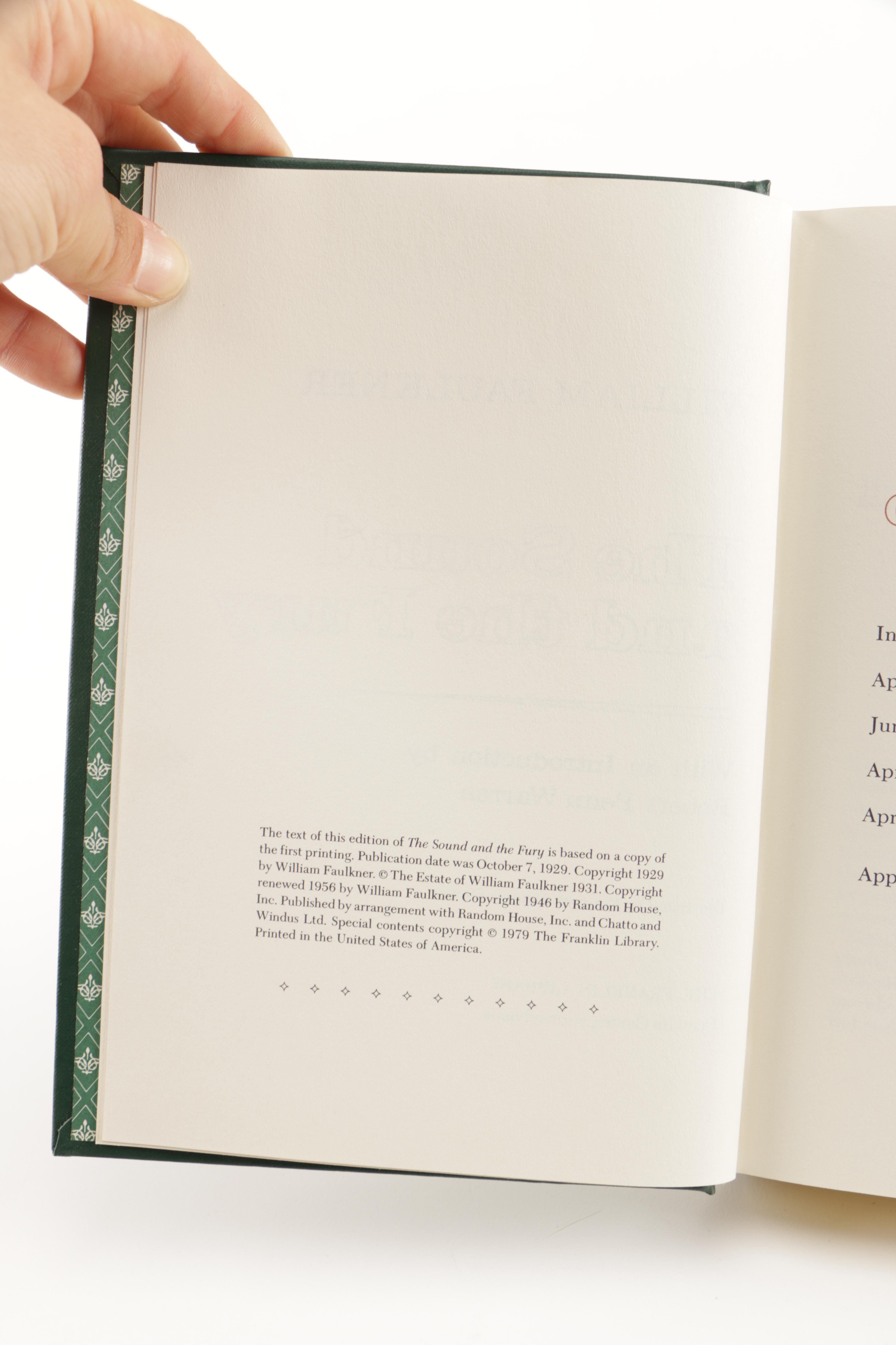 Franklin Library Leather Bound Books Featuring "Moby Dick"