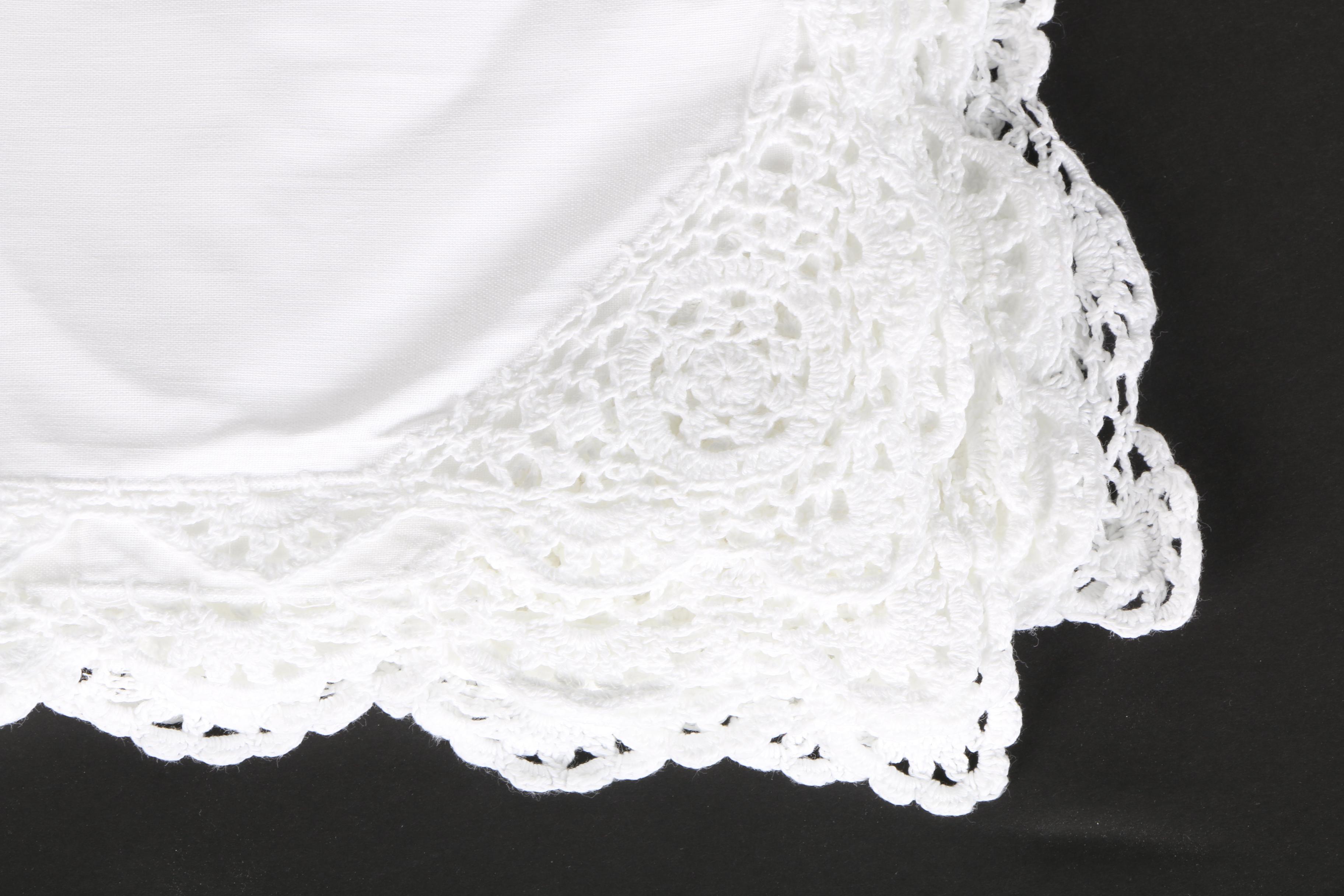 "Boutross" Hand Embroidered Table  Linens