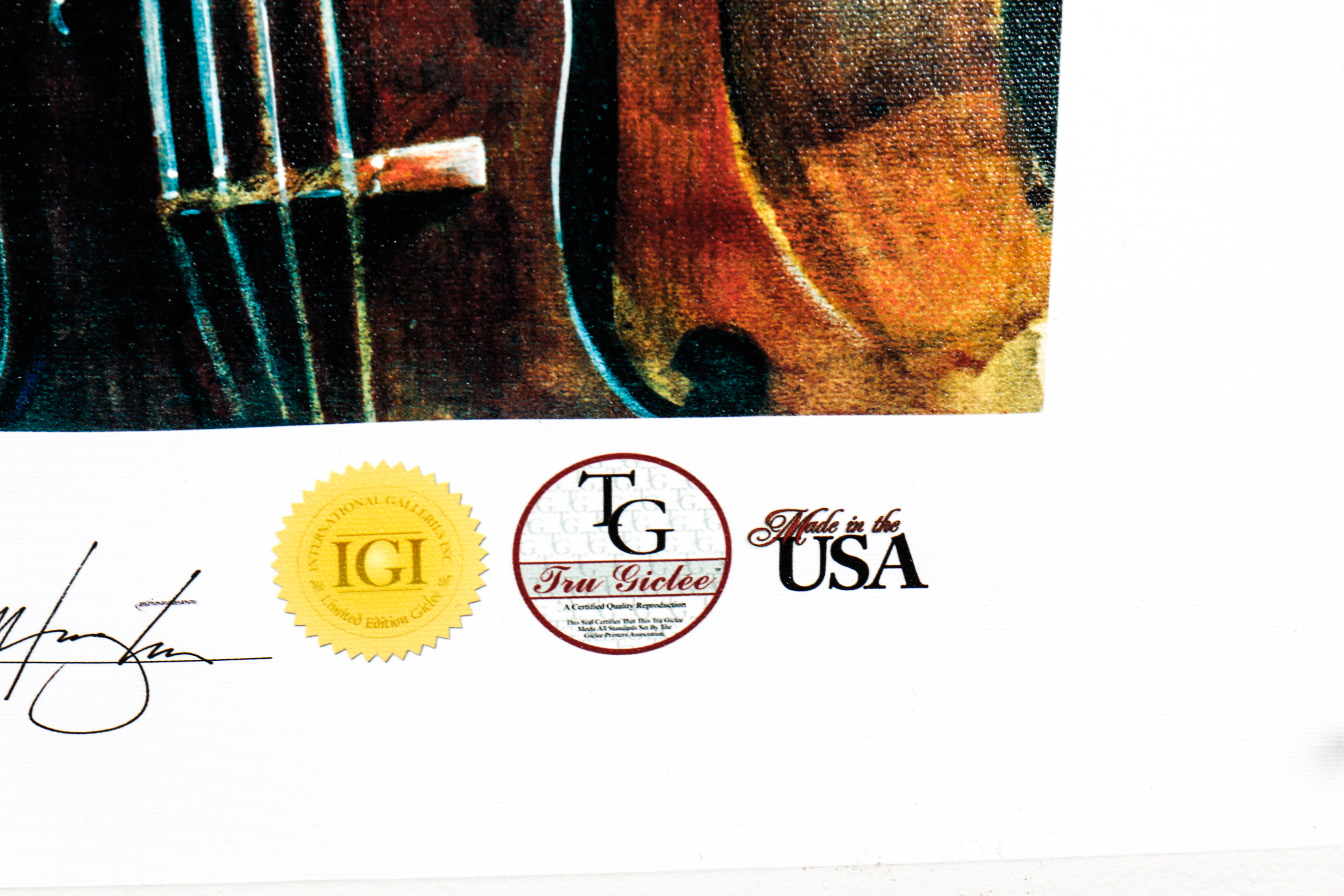 Unframed "The Bassics of Jazz" Giclee