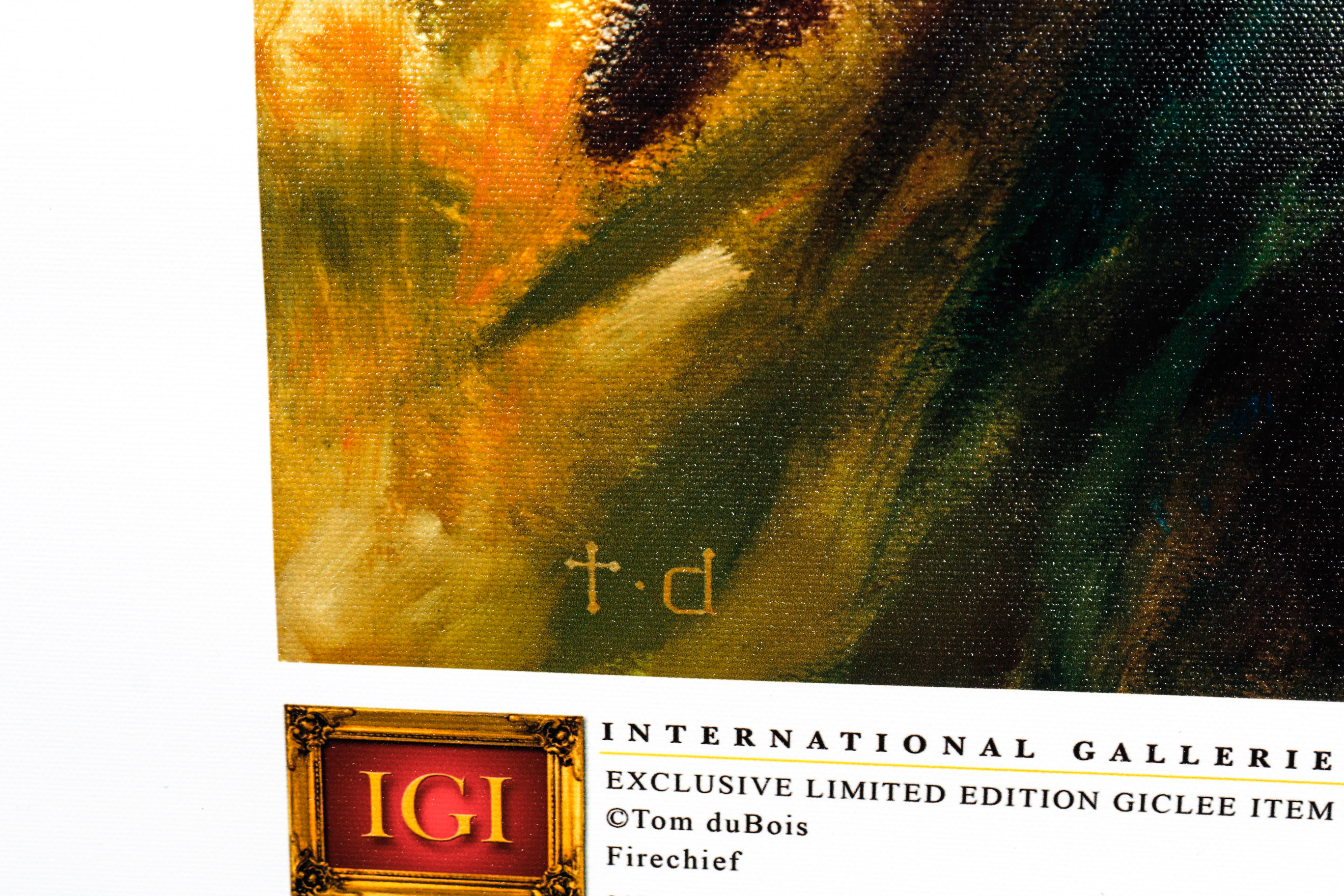 Unframed "Firechief" Giclee