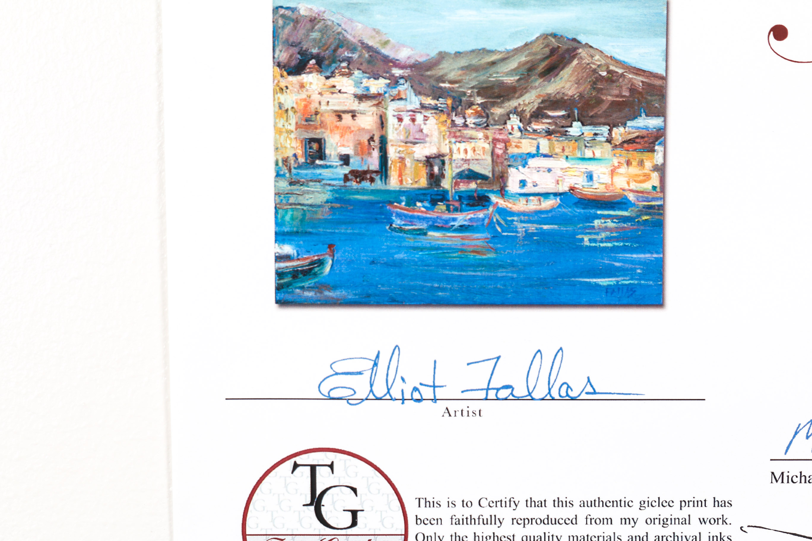Unframed "St. Tropez" Giclee