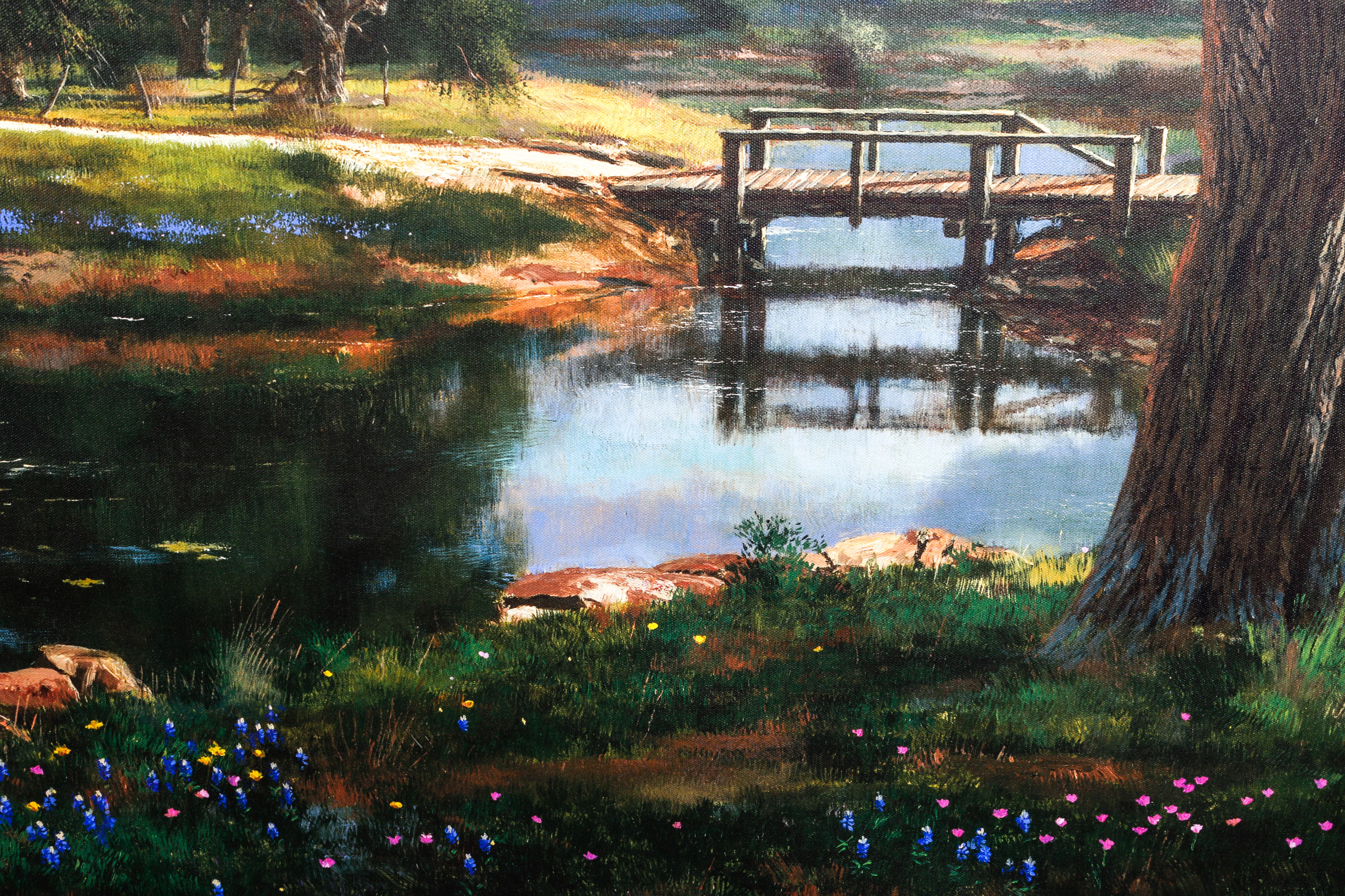 Unframed "Peaceful Pond" Giclee