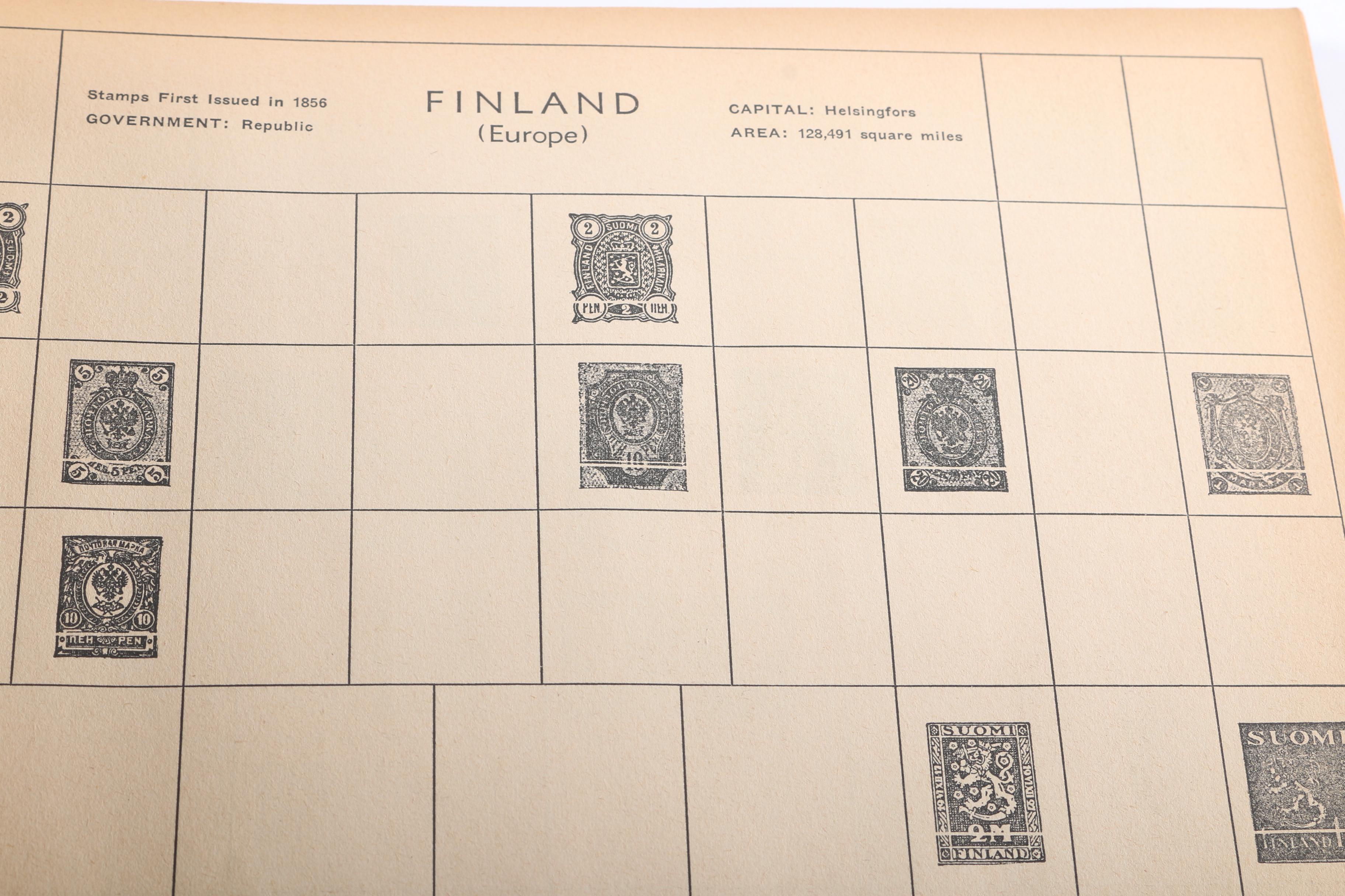 Vintage 1935 Postage Stamp Album by Whitman Publishing