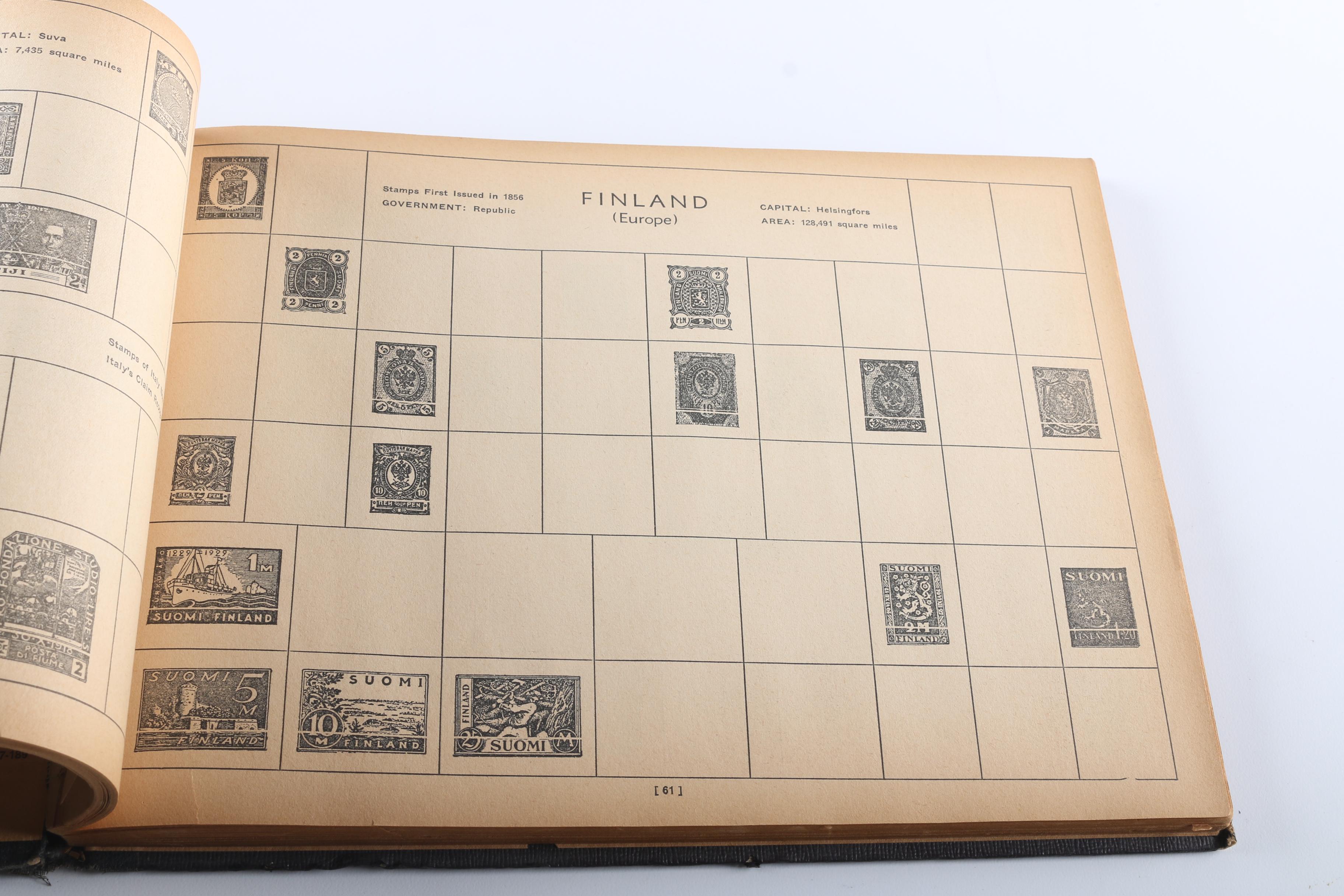 Vintage 1935 Postage Stamp Album by Whitman Publishing