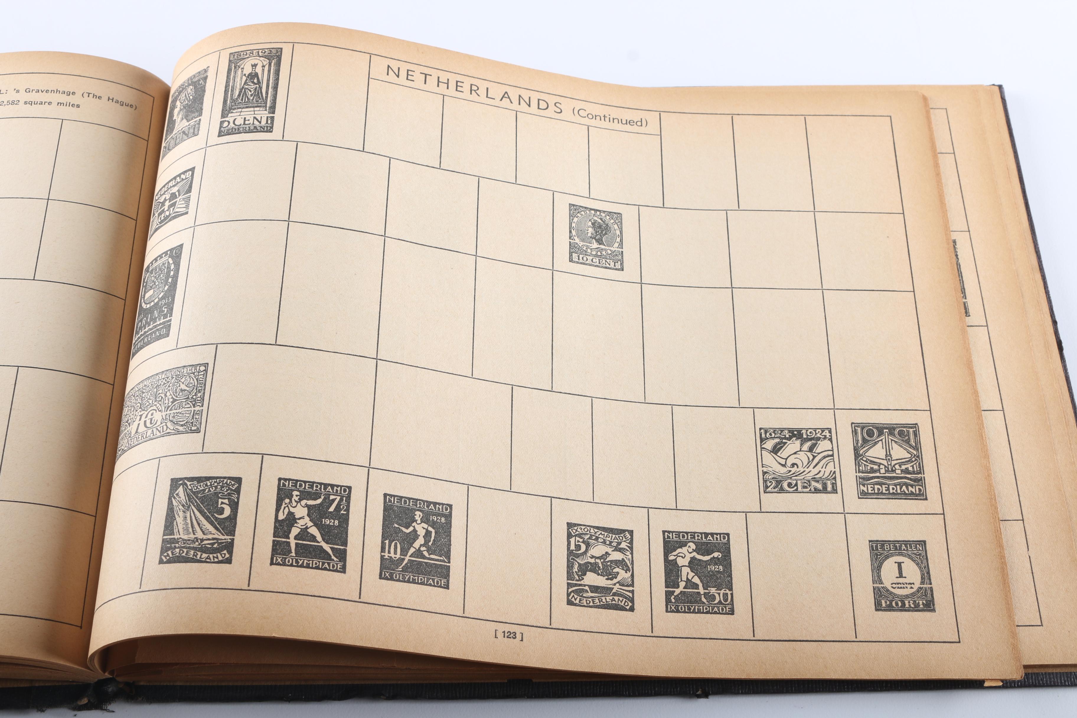 Vintage 1935 Postage Stamp Album by Whitman Publishing