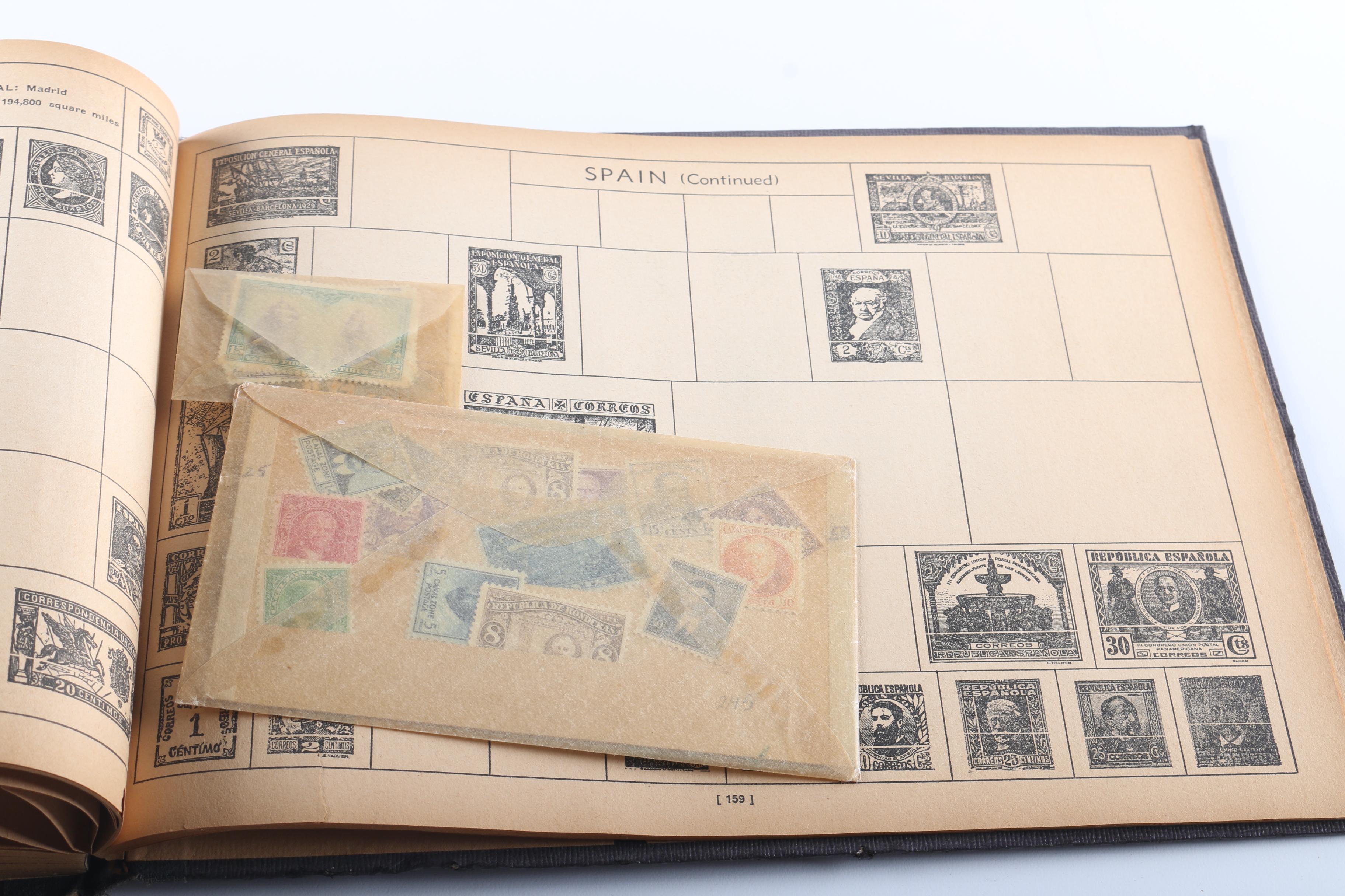 Vintage 1935 Postage Stamp Album by Whitman Publishing