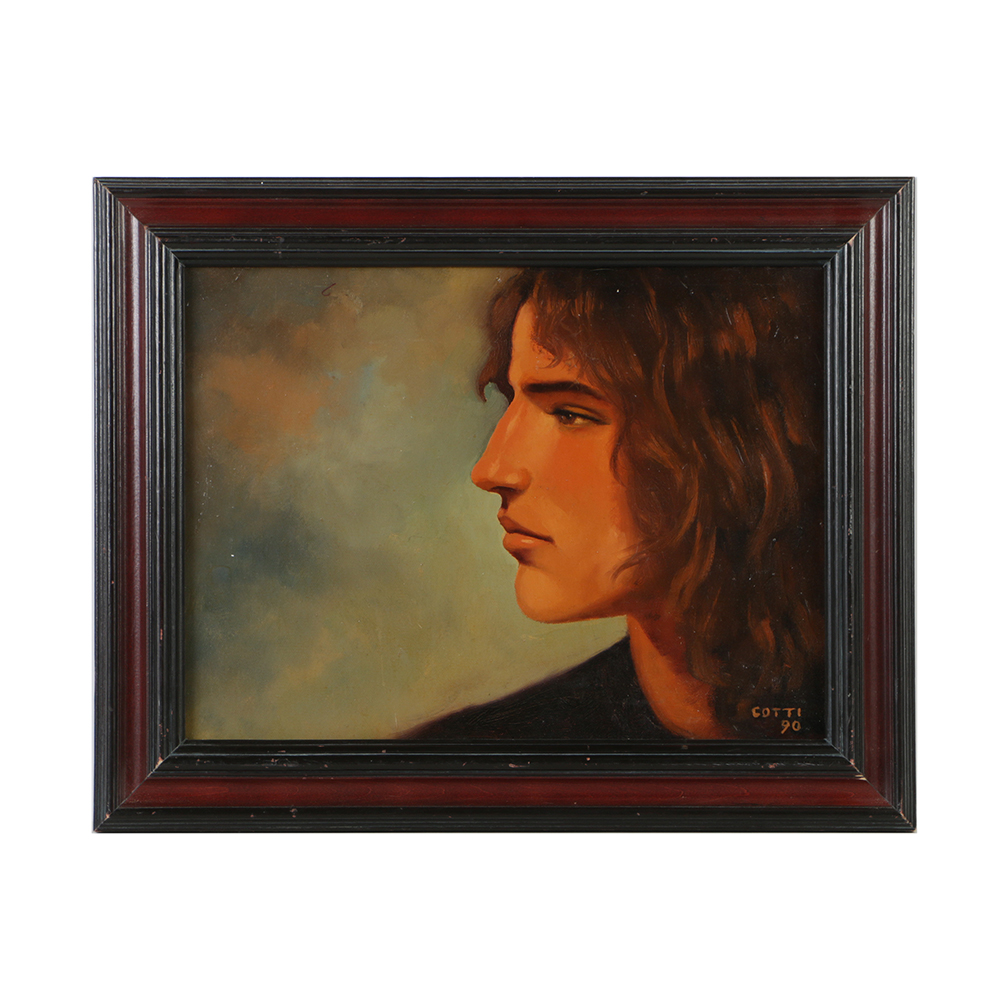 Cotti oil Painting on Canvas Portrait of a Man