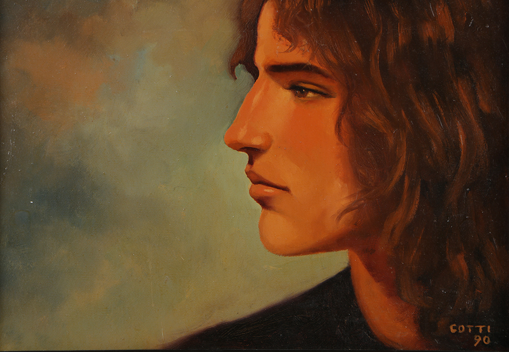 Cotti oil Painting on Canvas Portrait of a Man