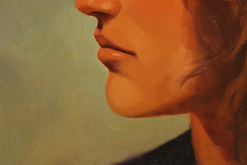 Cotti oil Painting on Canvas Portrait of a Man