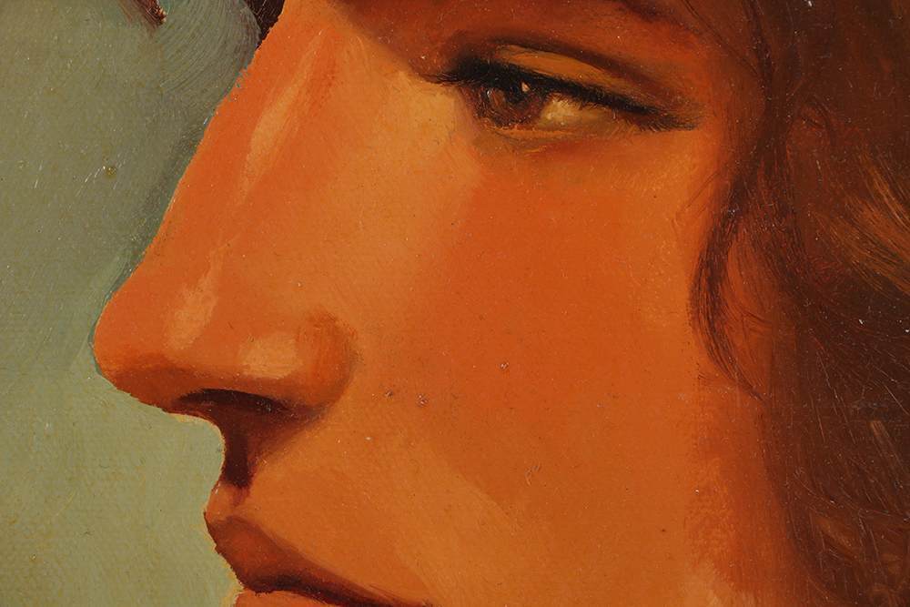 Cotti oil Painting on Canvas Portrait of a Man