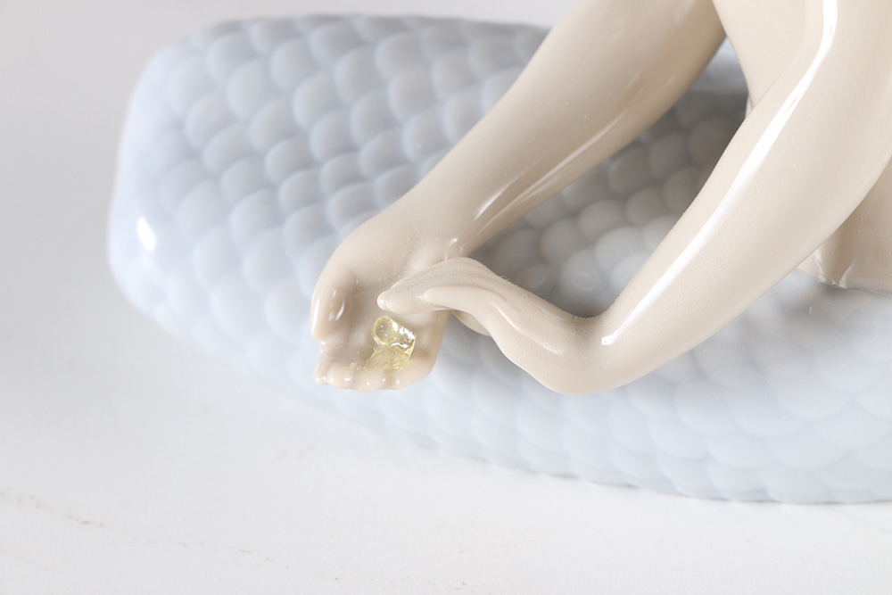 Lladro Porcelain "Mirage" Mermaid Figurine