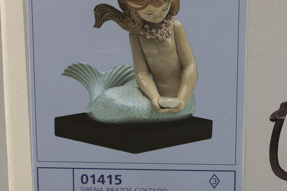 Lladro Porcelain "Mirage" Mermaid Figurine