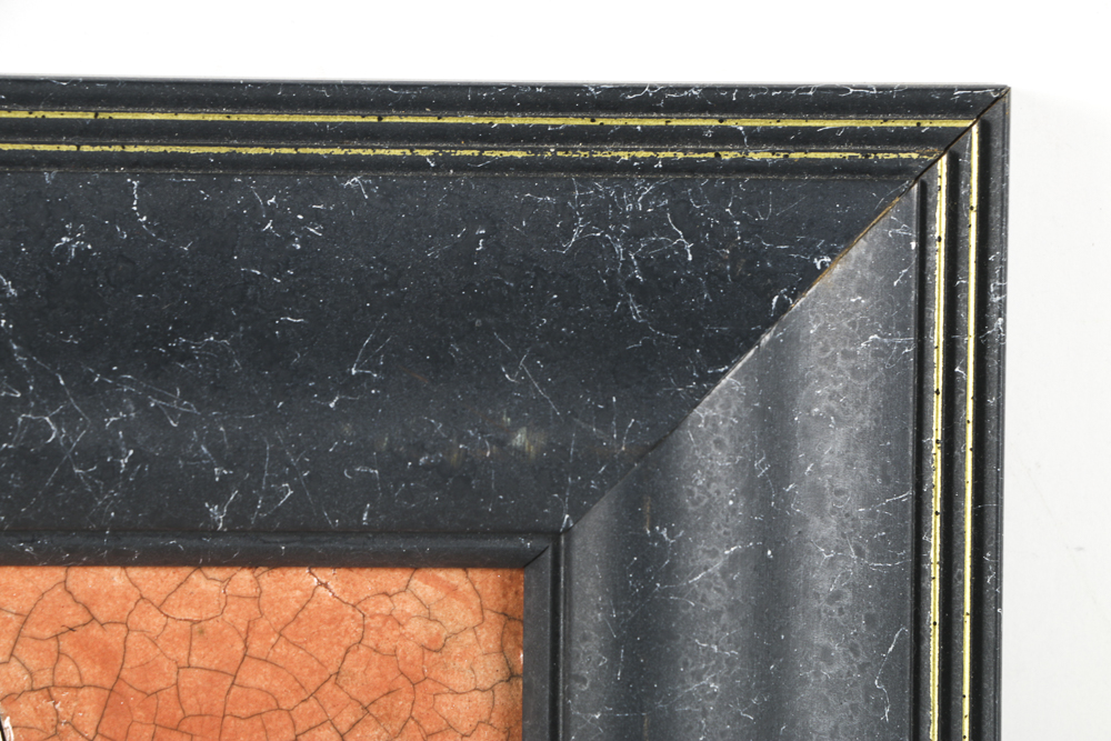 Ceramic Tile Art of Nude Cellist