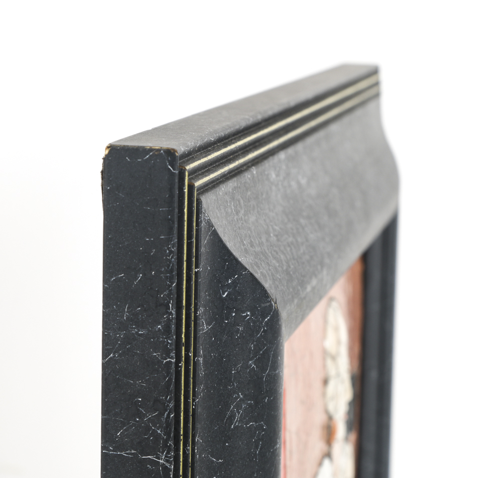 Ceramic Tile Art of Nude Cellist