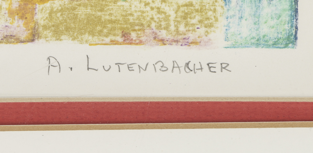 Arthur Lutenbacher Limited Edition Lithograph on Paper "Circus Ho