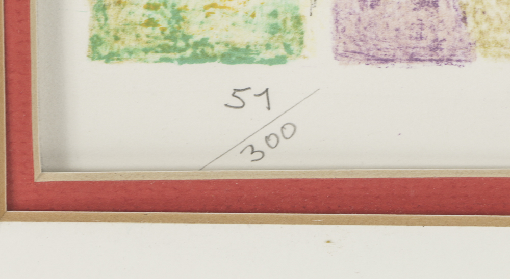 Arthur Lutenbacher Limited Edition Lithograph on Paper "Circus Ho