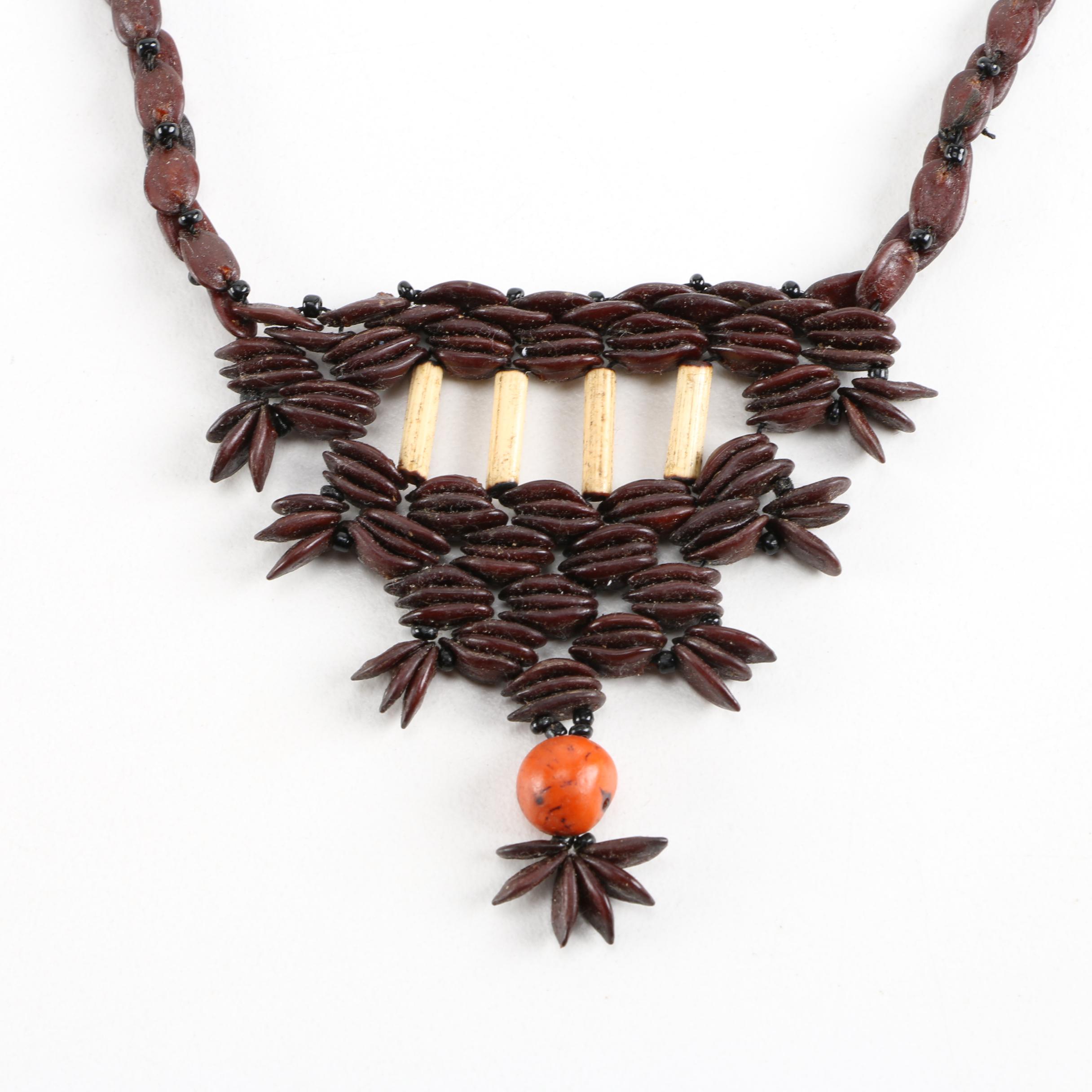 Costume Jewelry Featuring Bone and and Clay