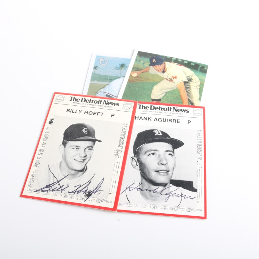 Signed Vintage Baseball Cards