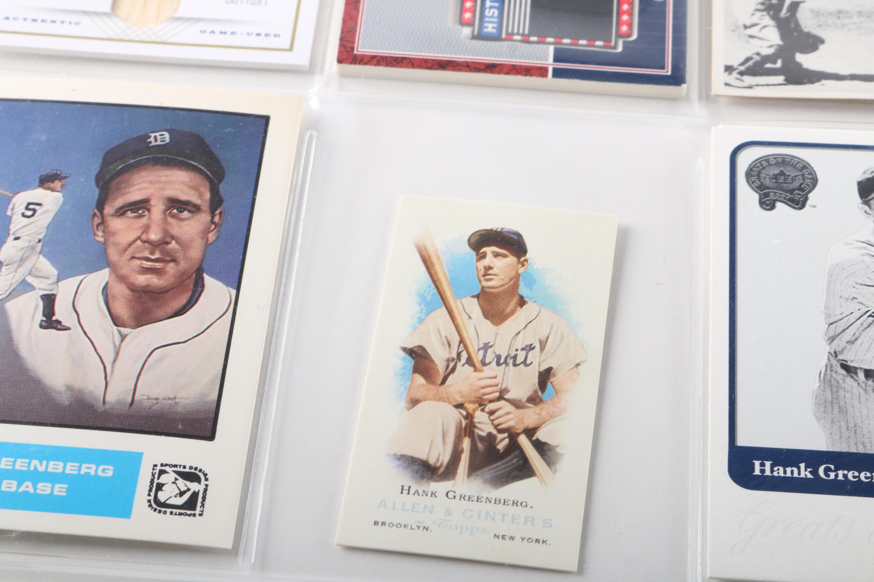 Detroit Tigers Cards Featuring Trammel Signature and Game-Used Memorabilia