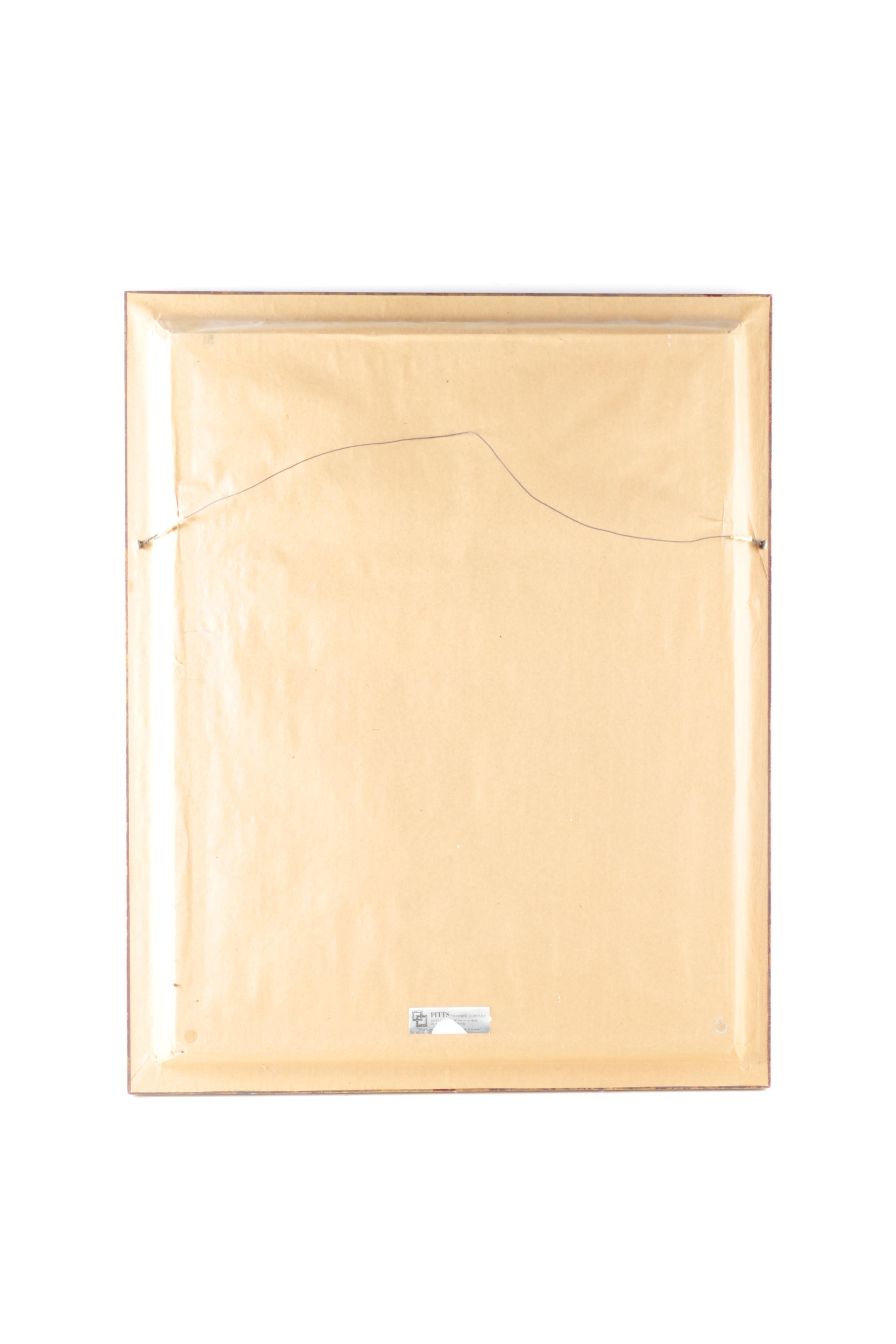 Vintage Needlepoint After Jean-Honoré Fragonard "A Young Girl Reading"